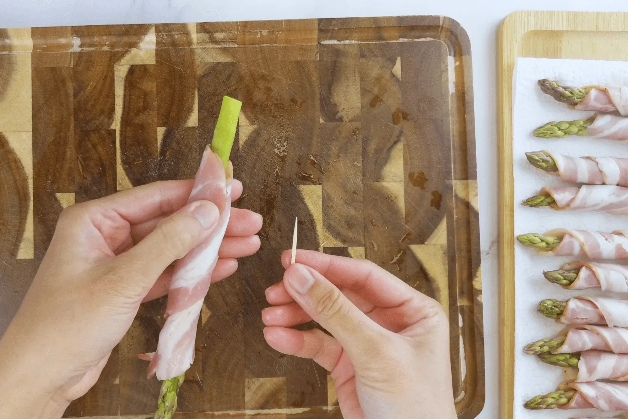 Secure with Toothpicks (if needed)