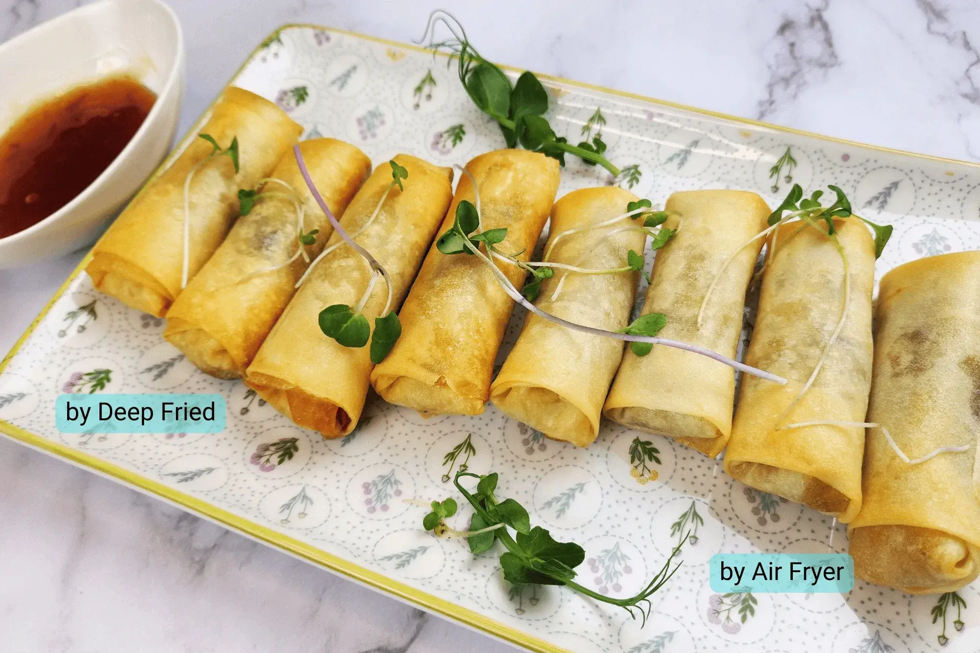 Serve with sweet chili sauce.