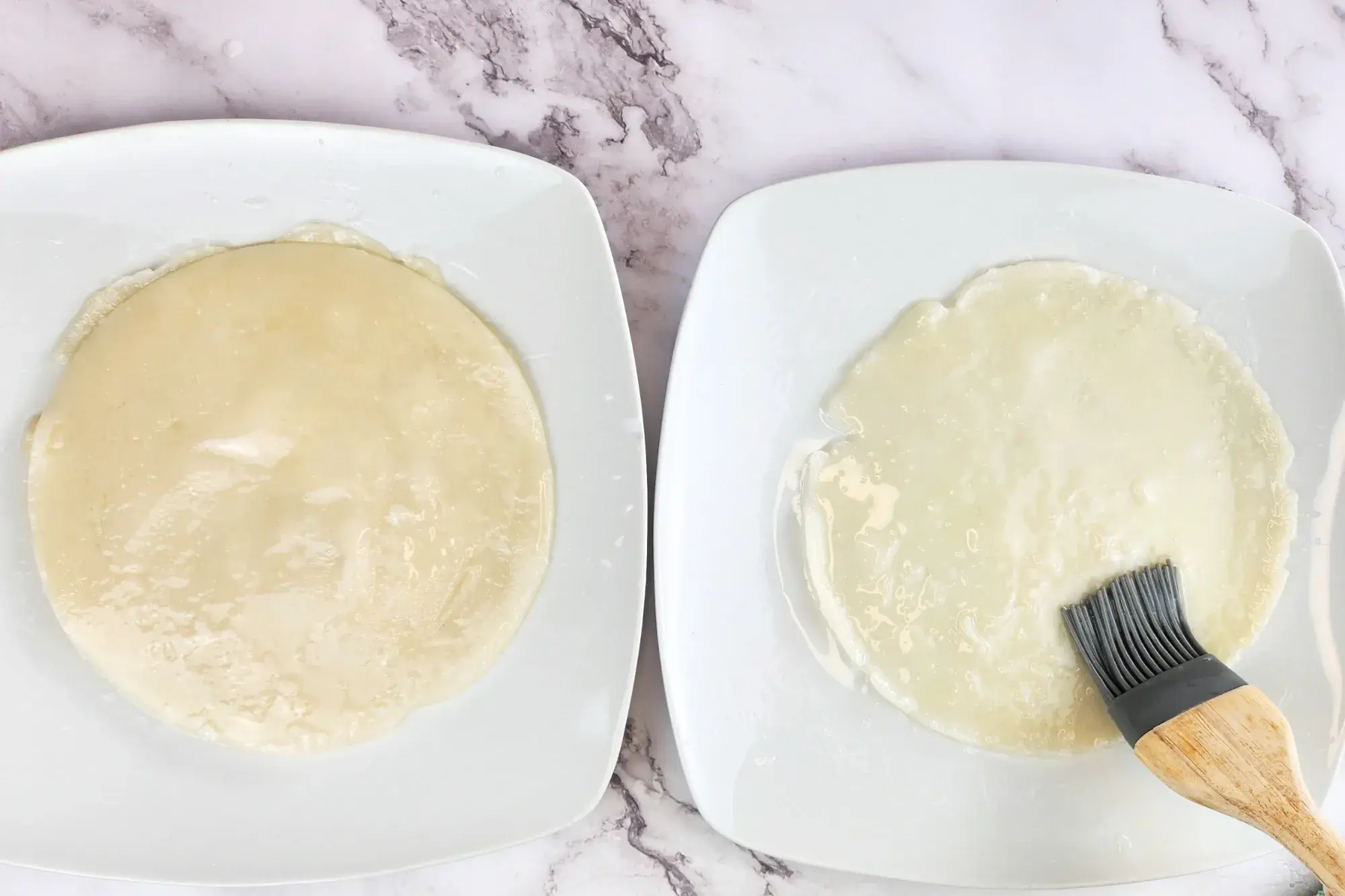 stack the sheets once they’ve cooled completely.