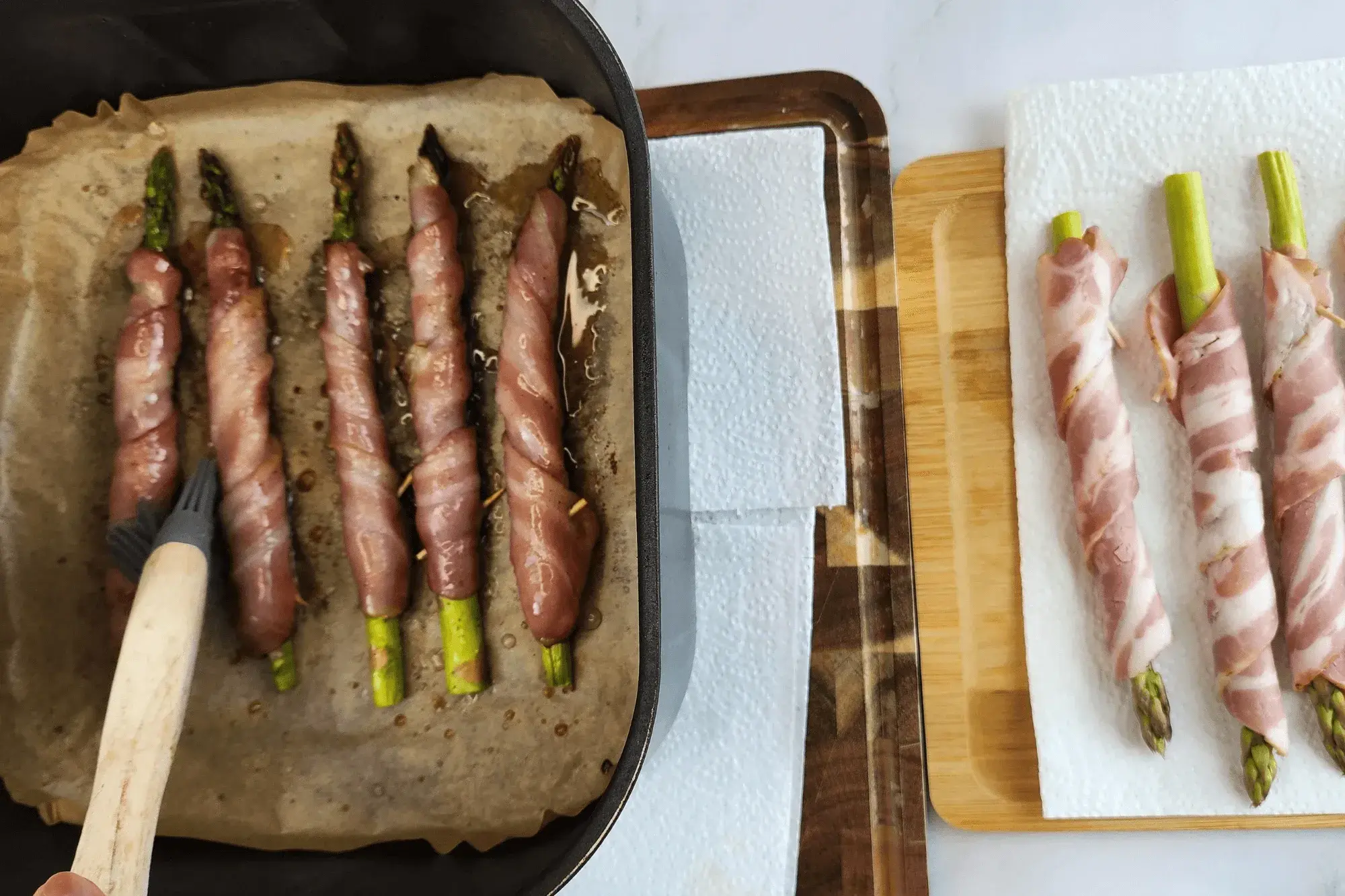 then brush with another layer of mirin