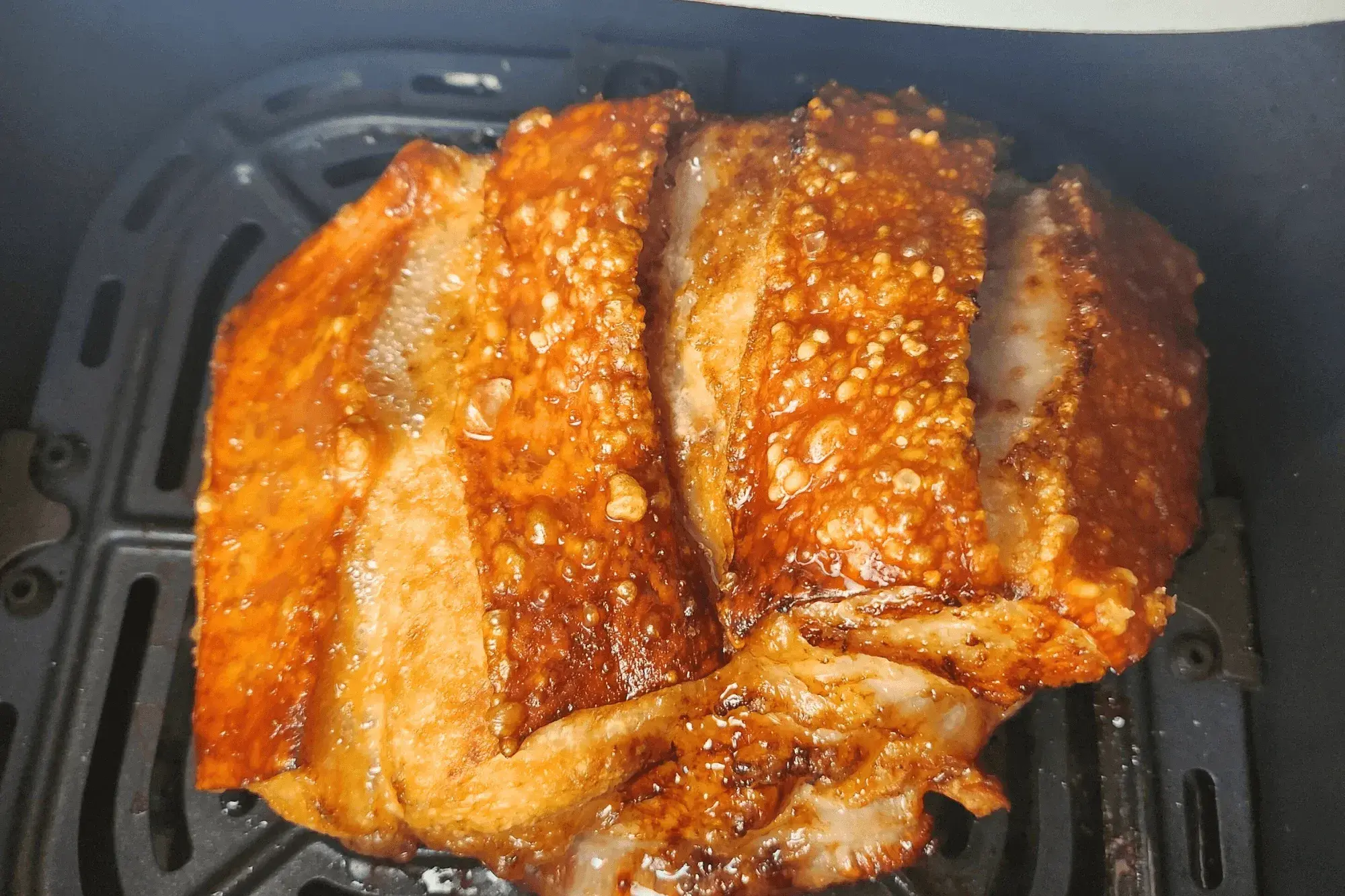  until the skin is crispy and puffed up