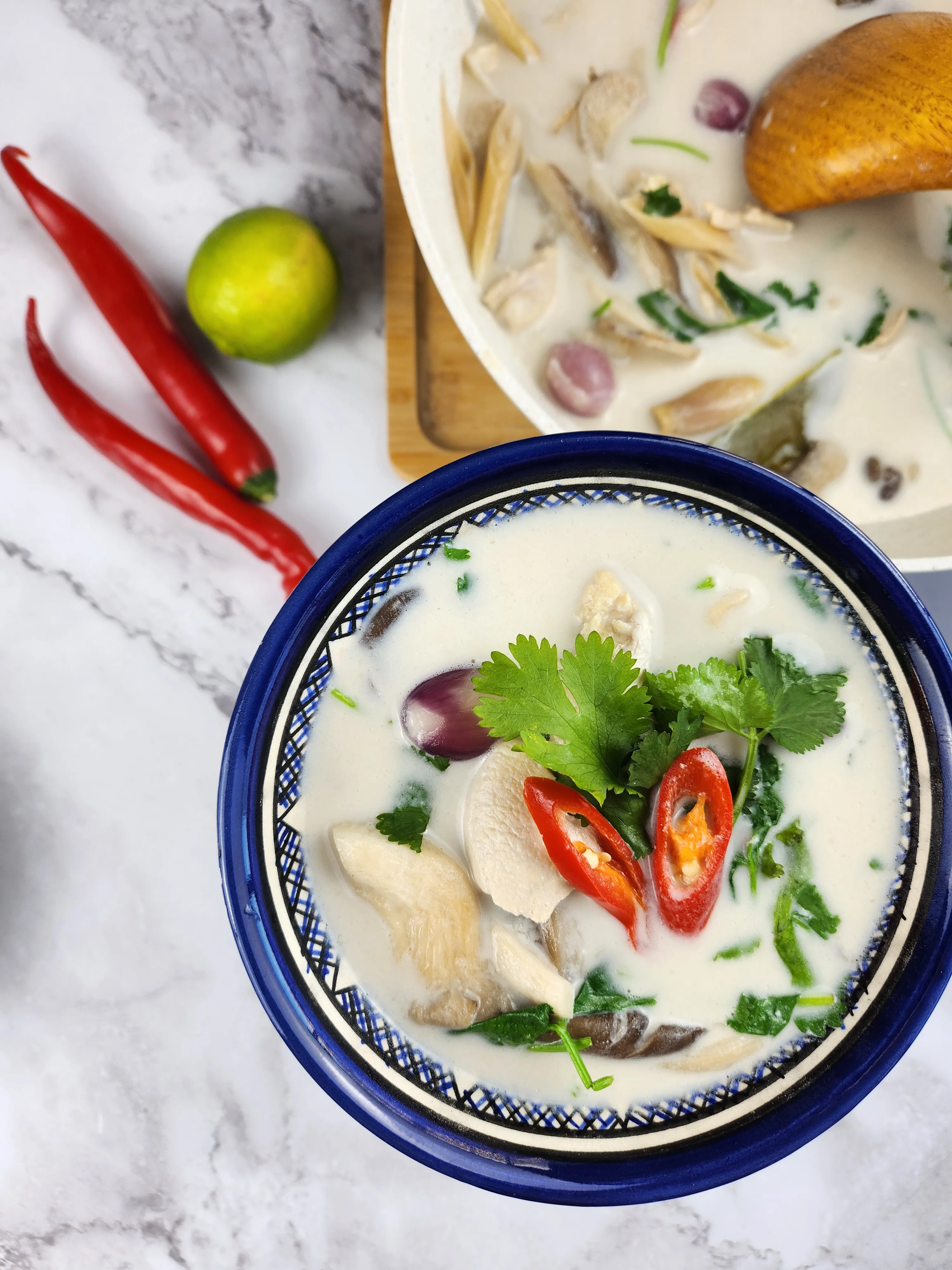 Chicken Coconut Soup (Tom Kha Gai)