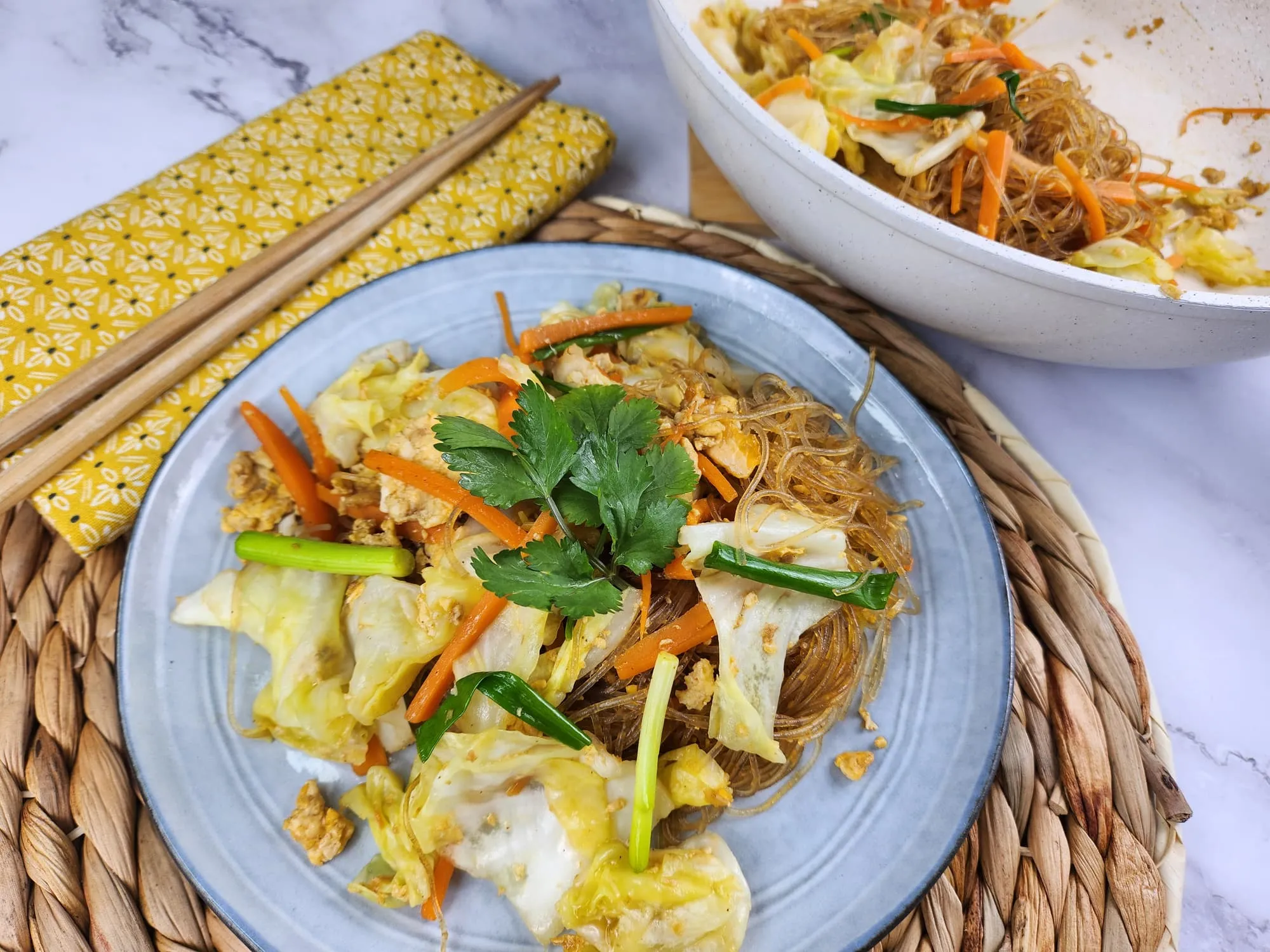 Thai Glass Noodles Stir Fried (Pad woon sen)