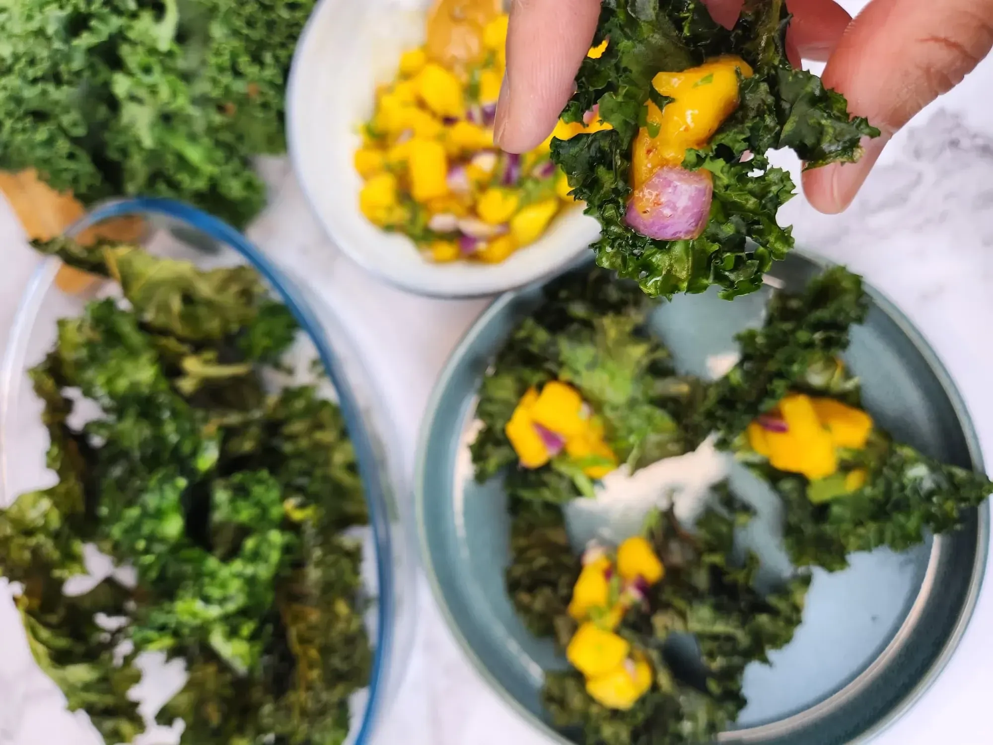 Crispy Kale with Air Fryer - Party Food