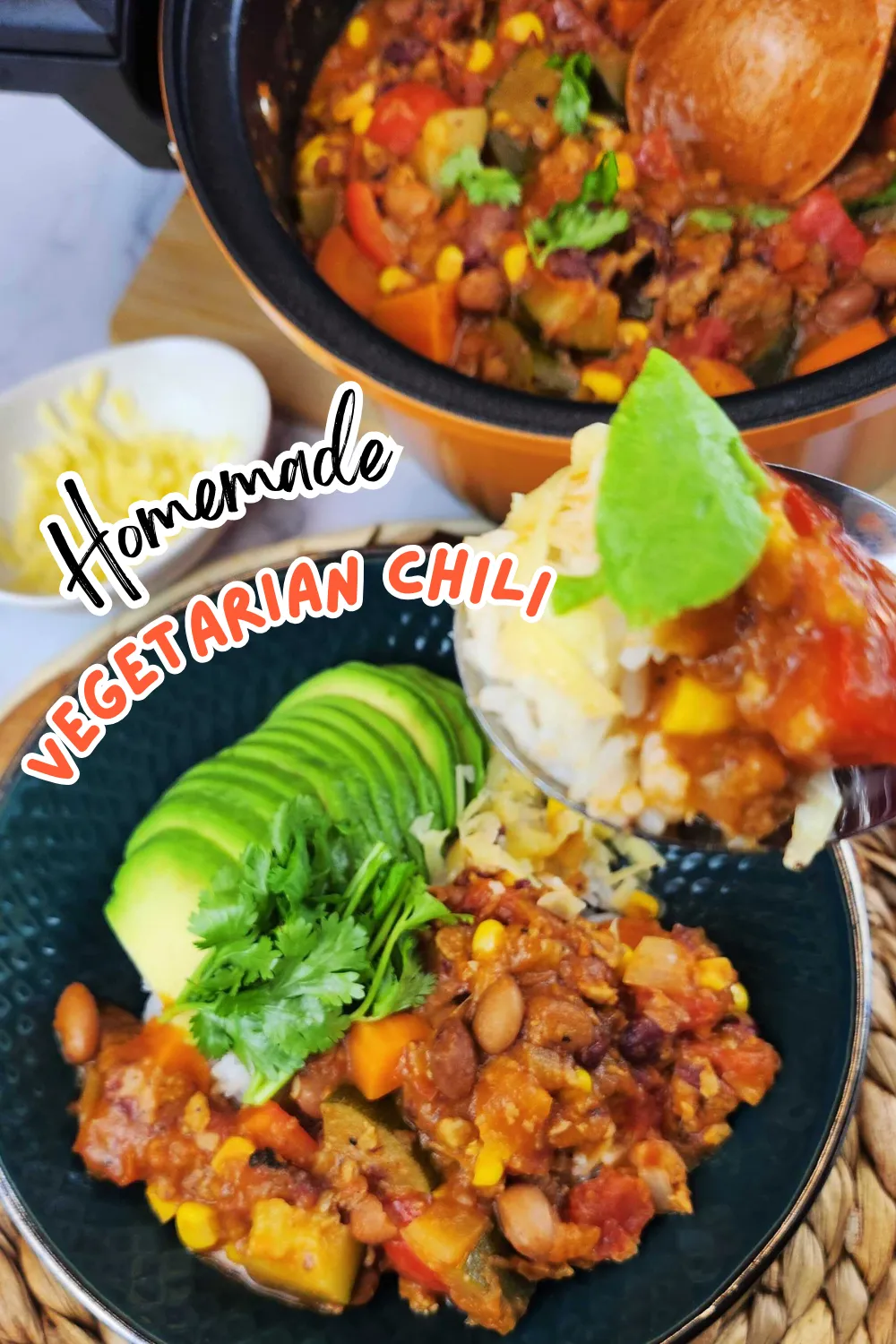 Homemade Vegetarian Chili - hungryforthai.com