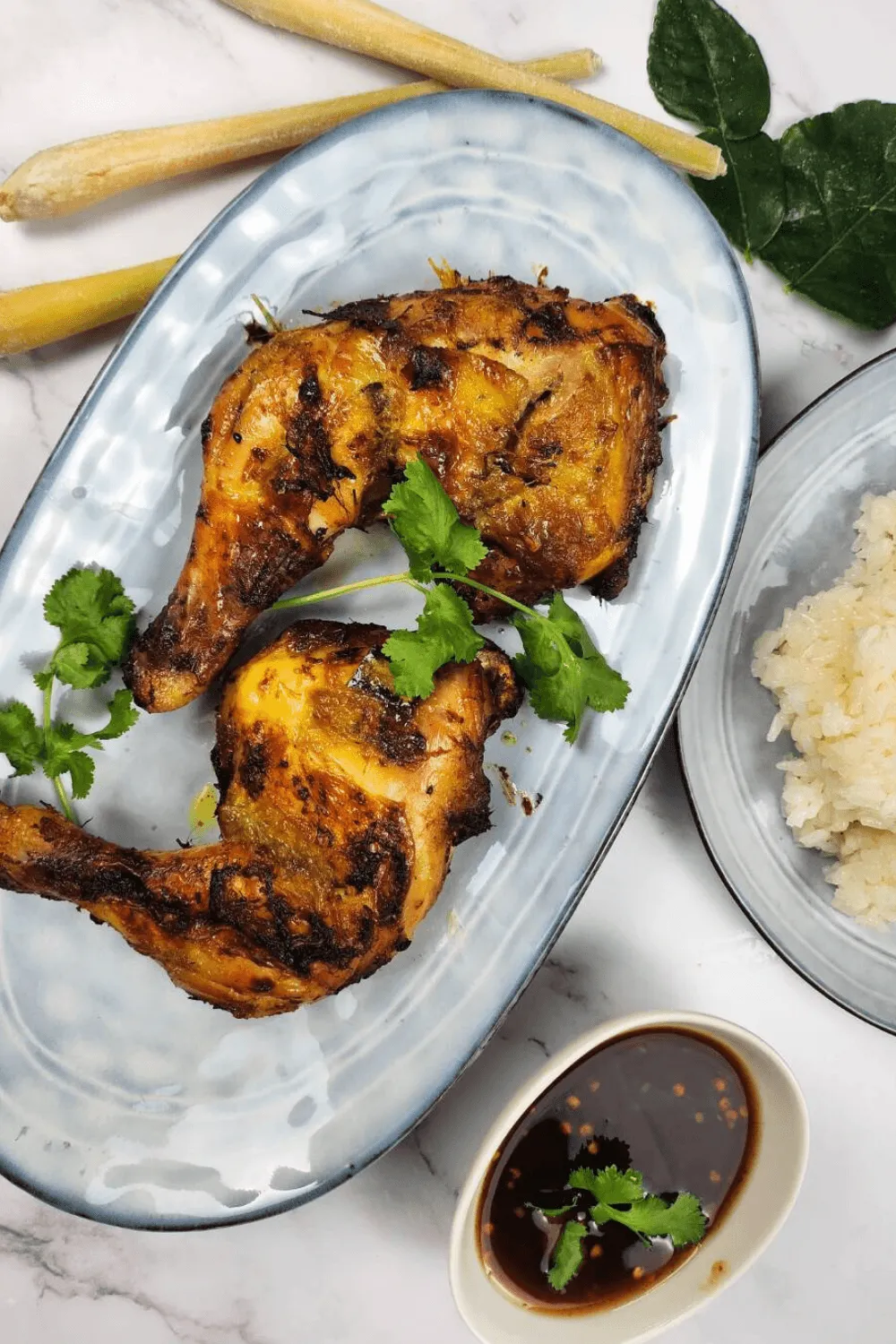 Homemade Roasted Chicken with Thai Herb