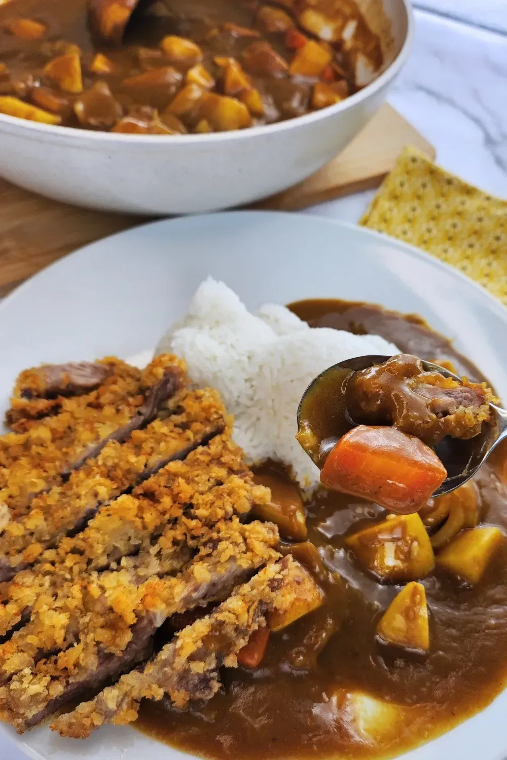 A Japanese Chicken Katsu Curry