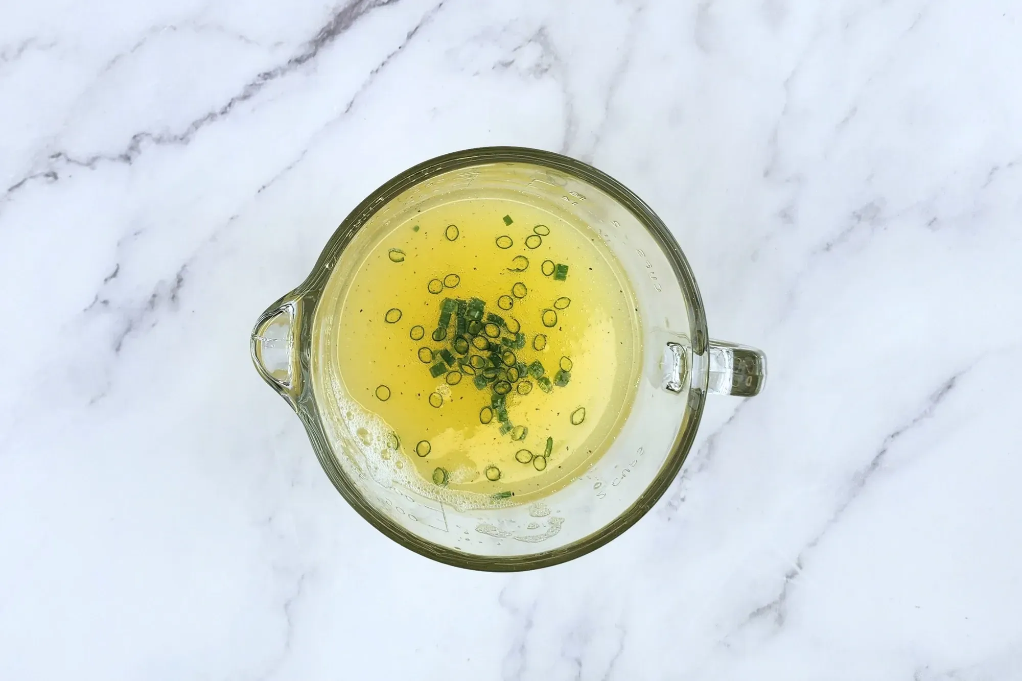 A jar of mixing egg whites