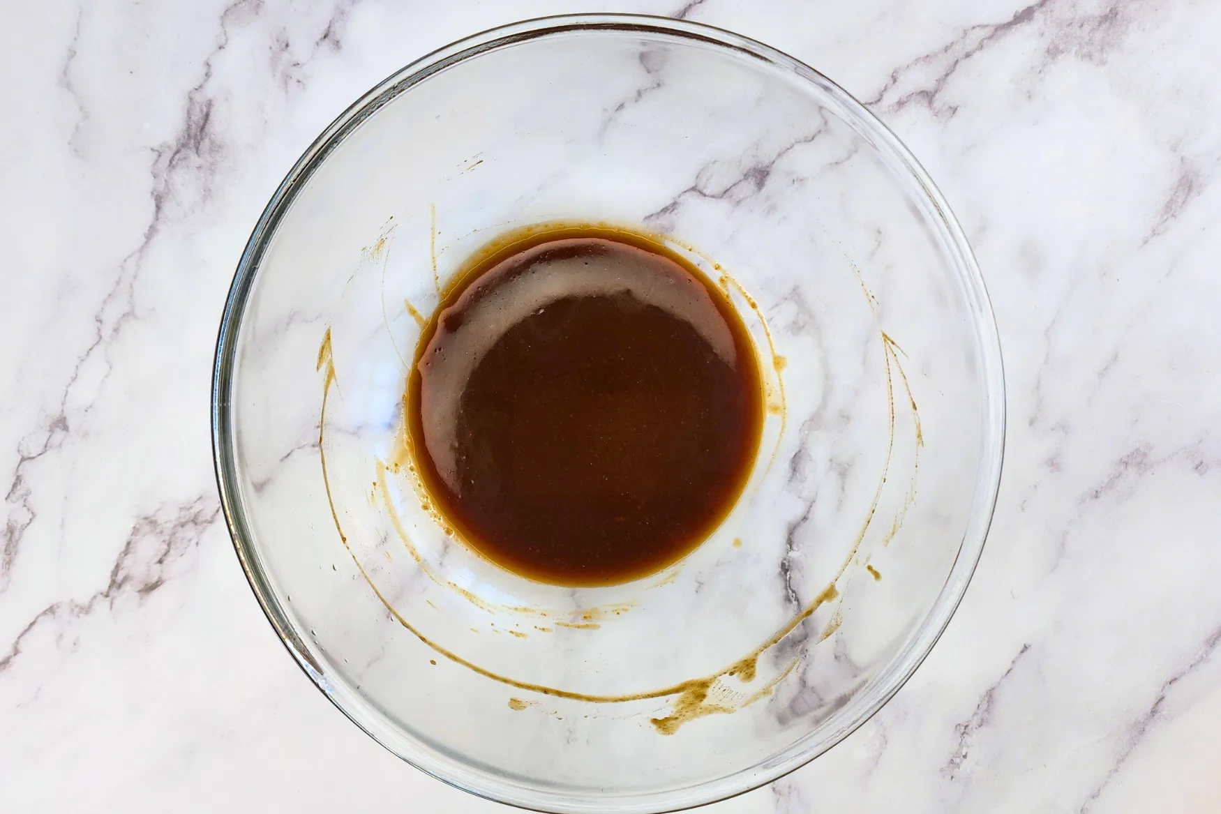 A mixing bowl with miso sauce.