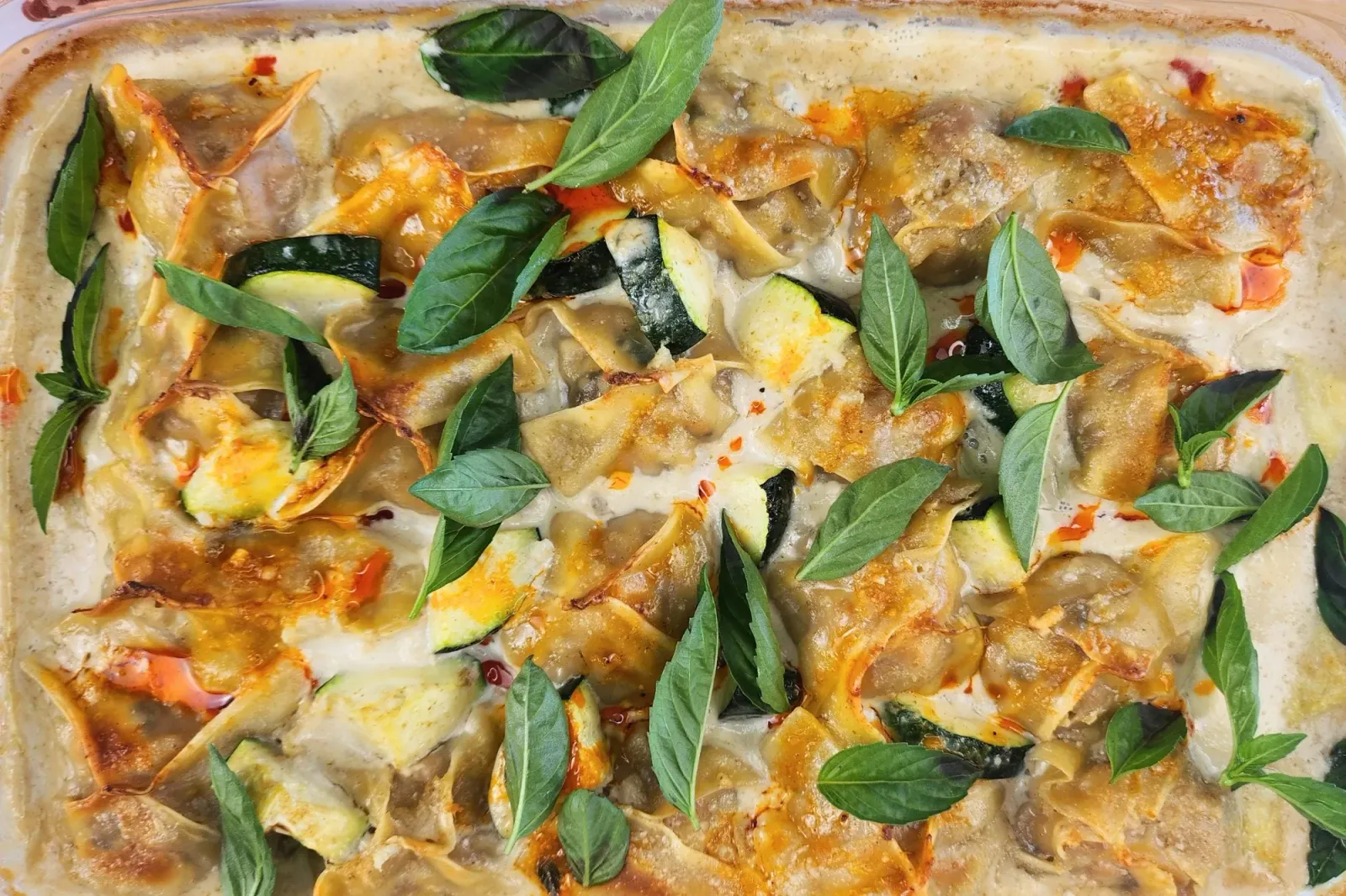 One Pan Thai Green Curry Dumpling