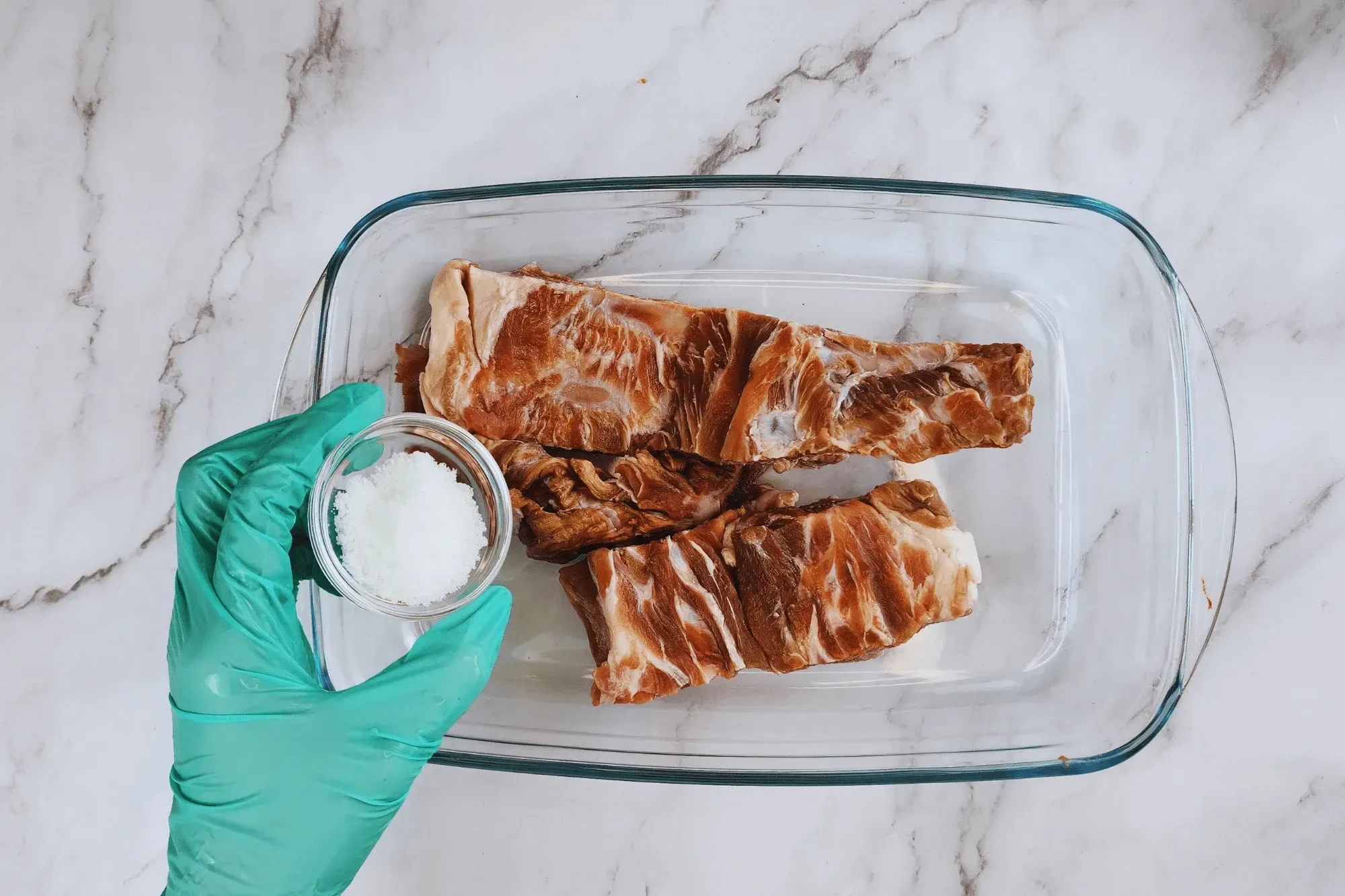 salt and pork bones