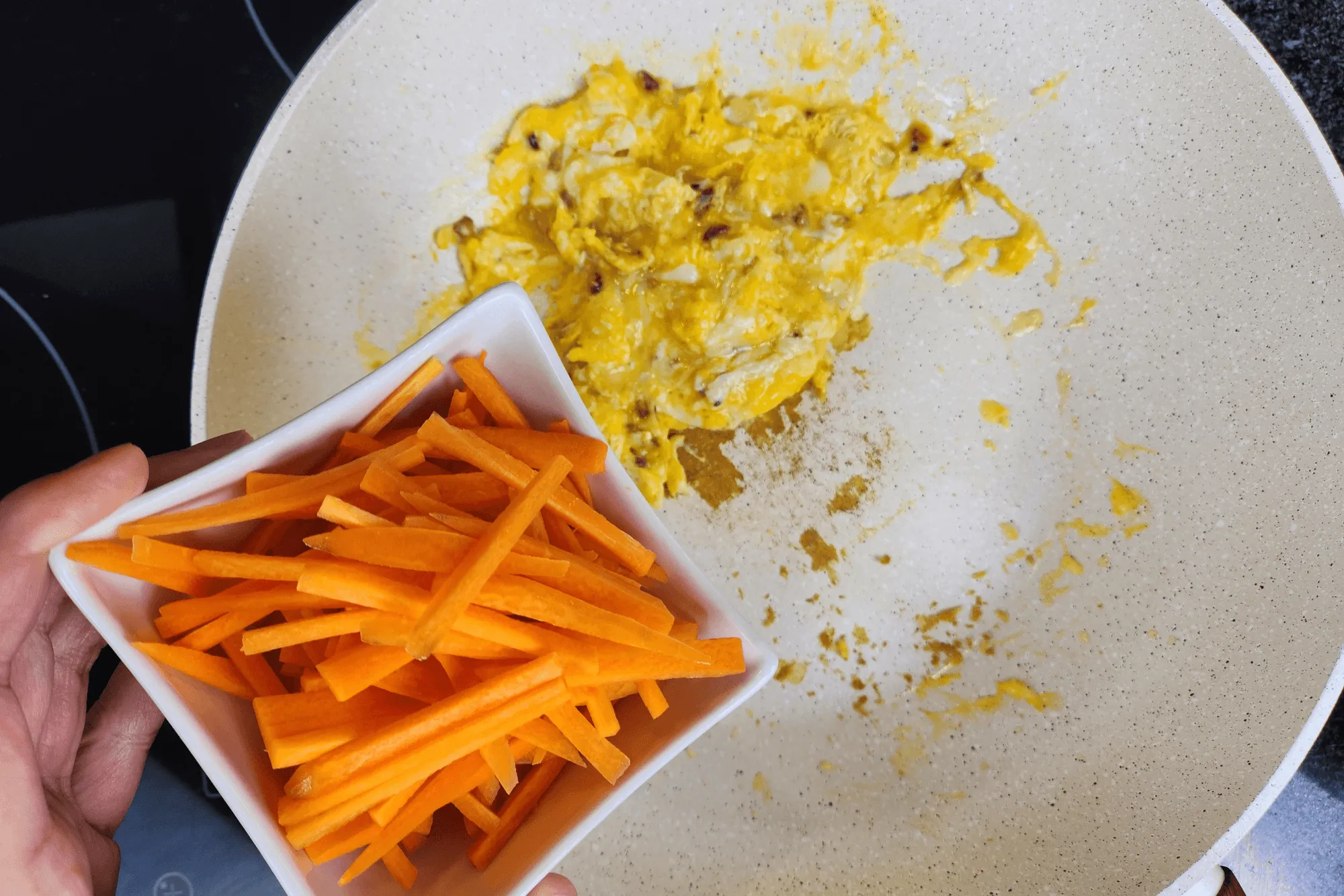 Add carrot - Pad Woon Sen