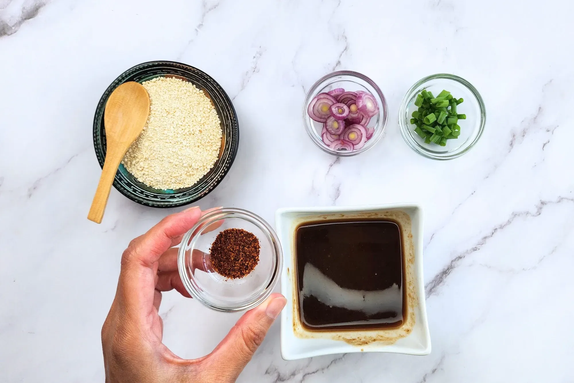 Add chili flakes