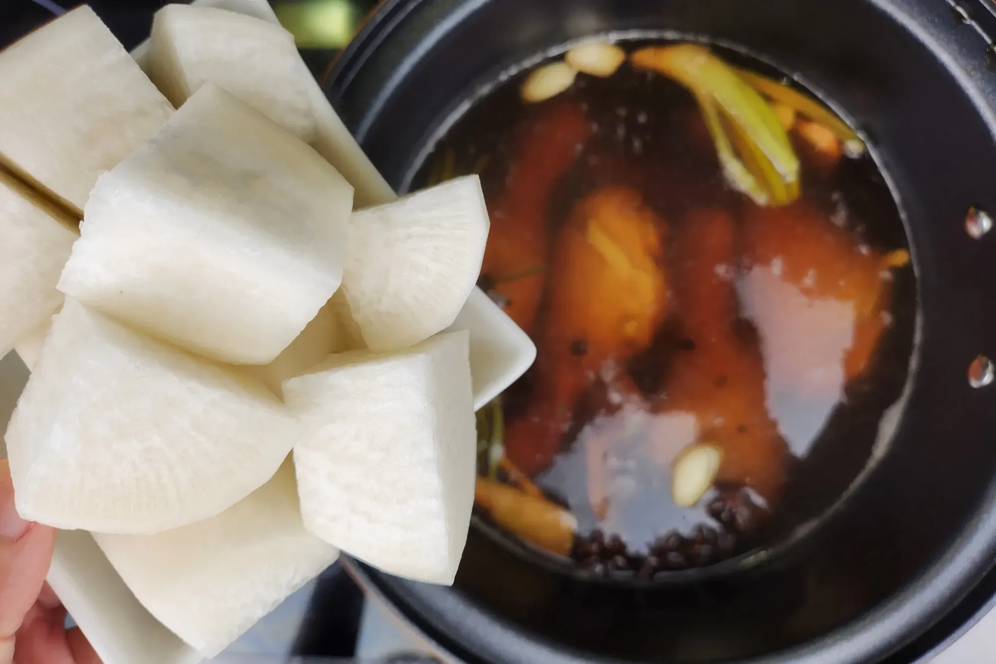 add the radish