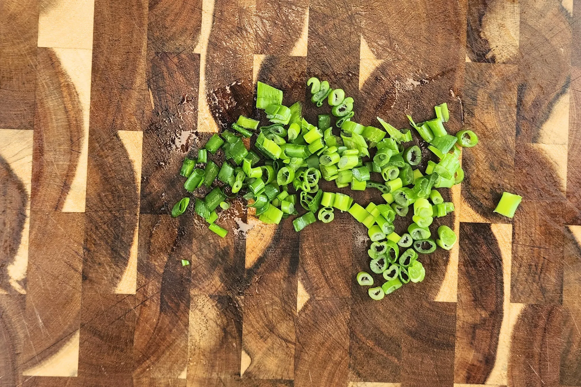 chop green onion