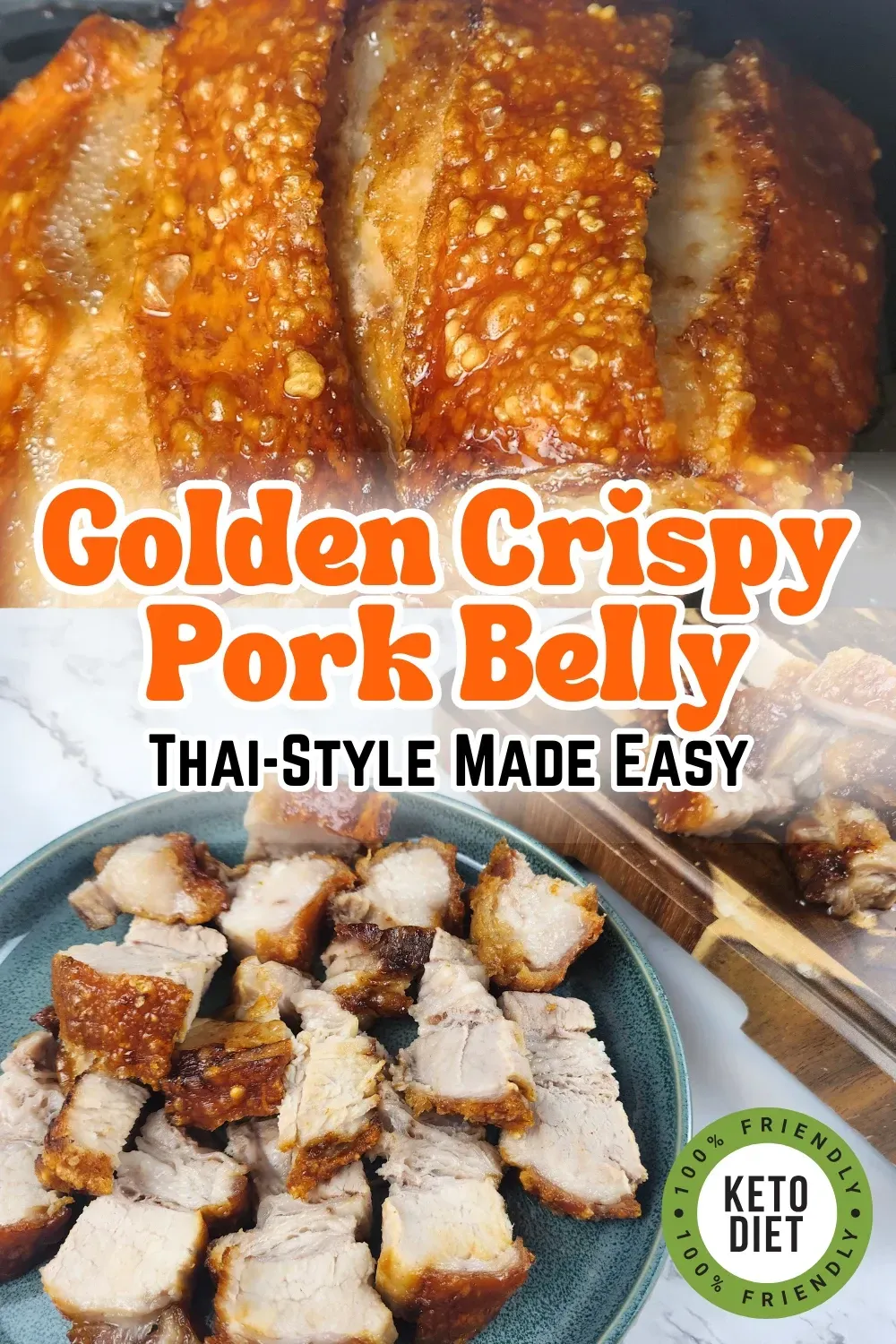 Crispy Pork Belly (Moo Krob) – Air Fryer Recipe