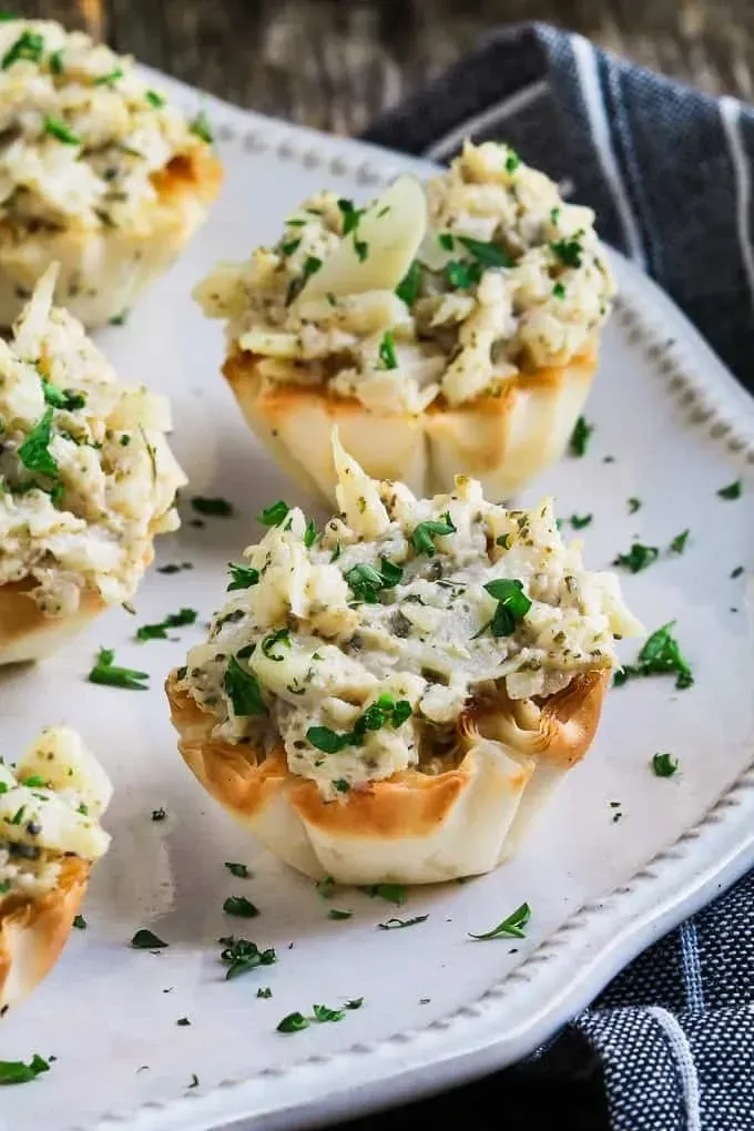 Easy Vegan Crab Bites