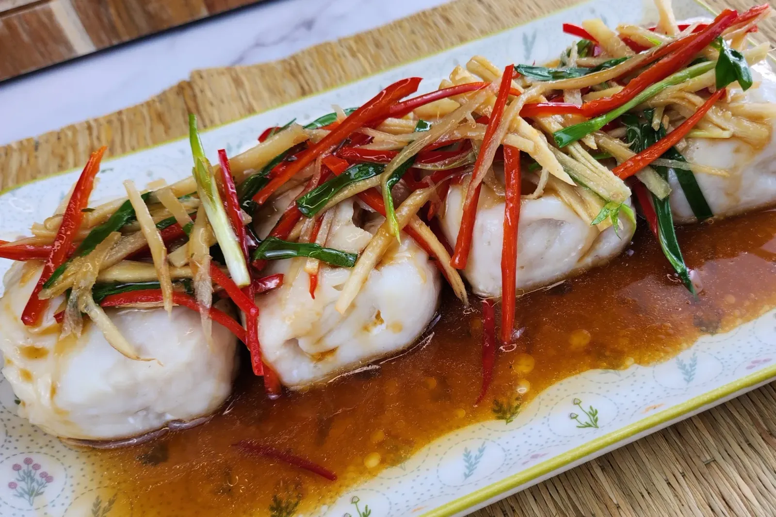 Ginger Steamed Fish | 25-Minute Healthy Recipe