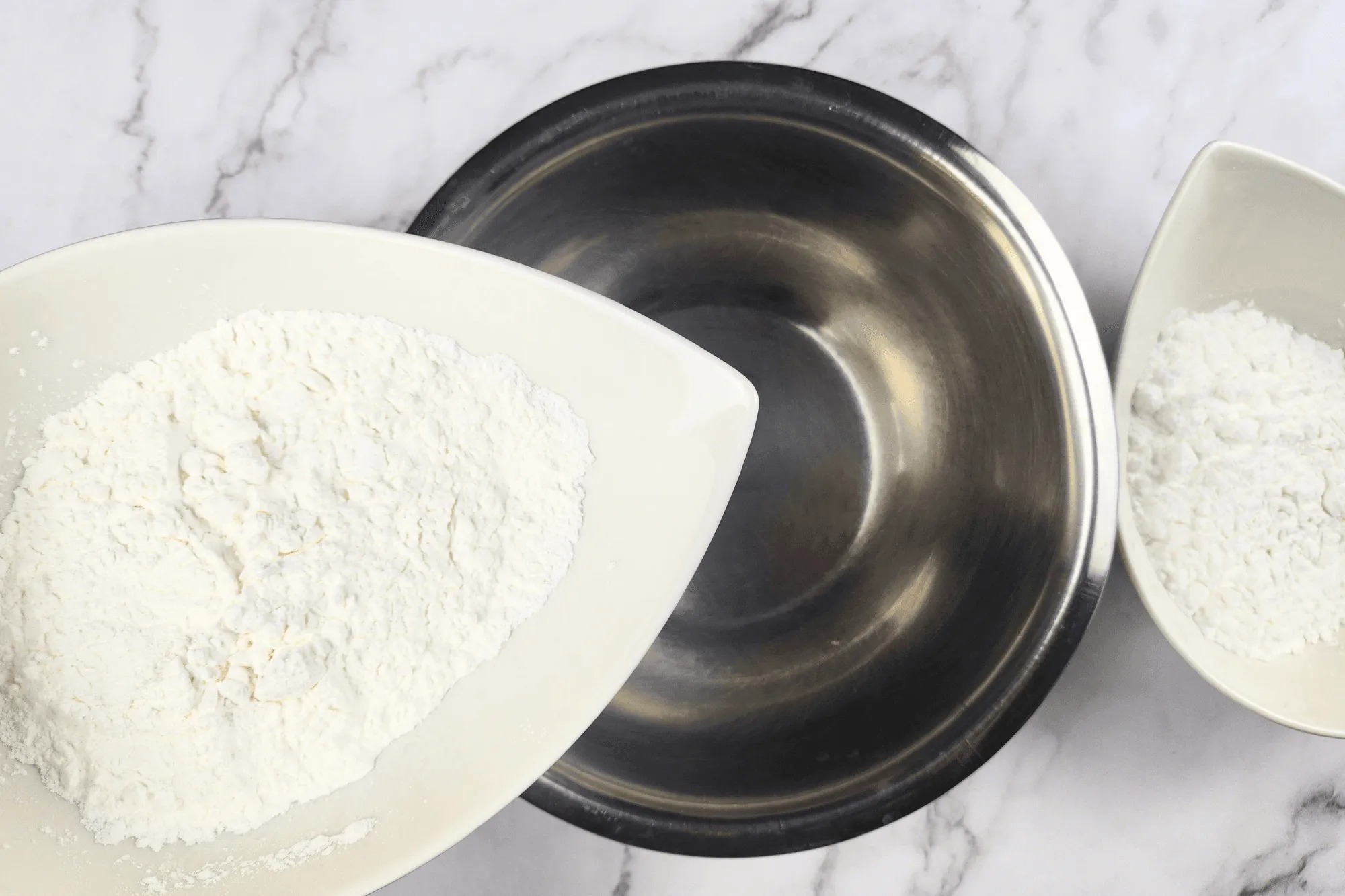 In a mixing bowl, add Rice Flour