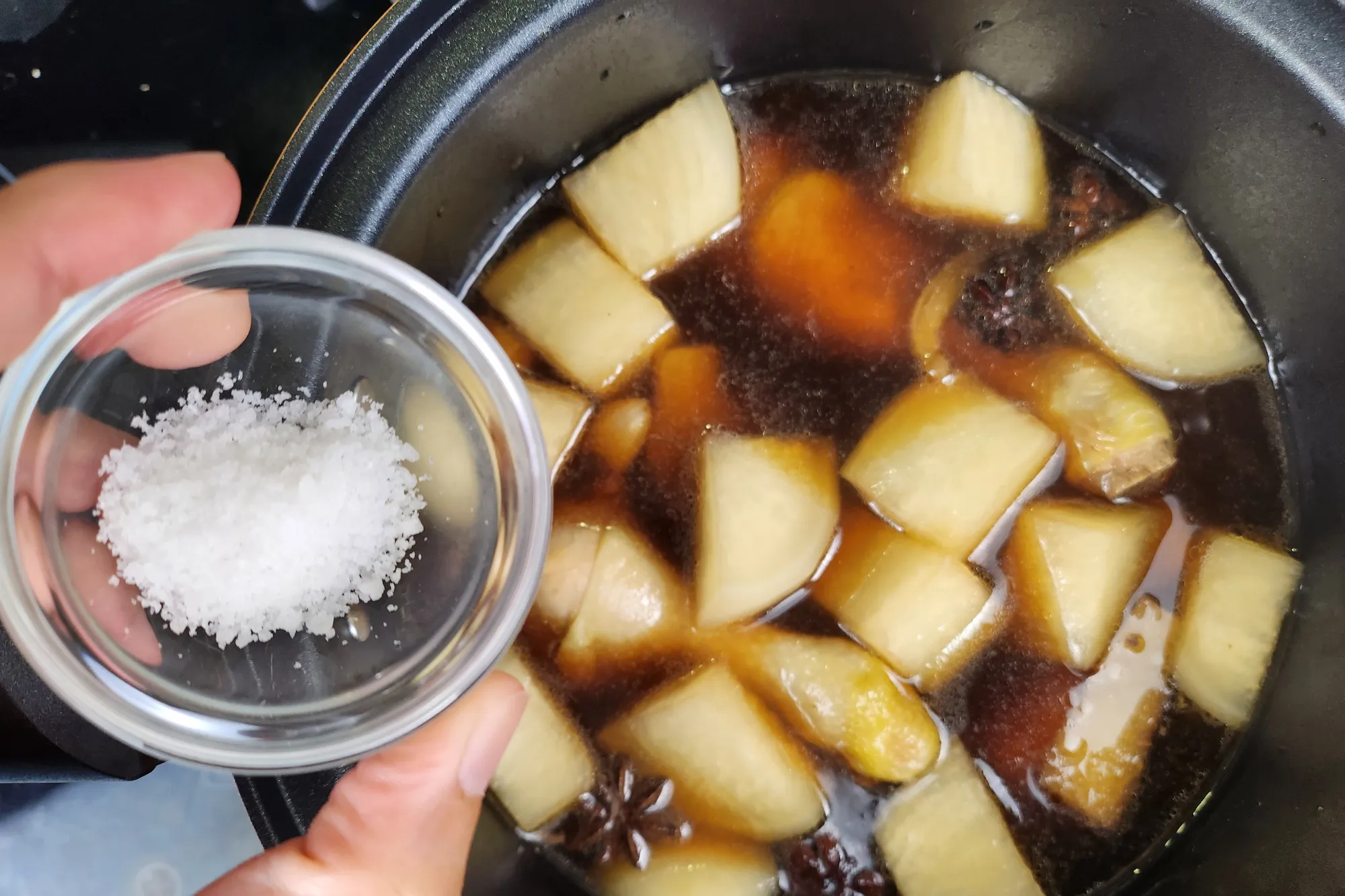 In this step, you can taste and adjust the flavors to your liking.