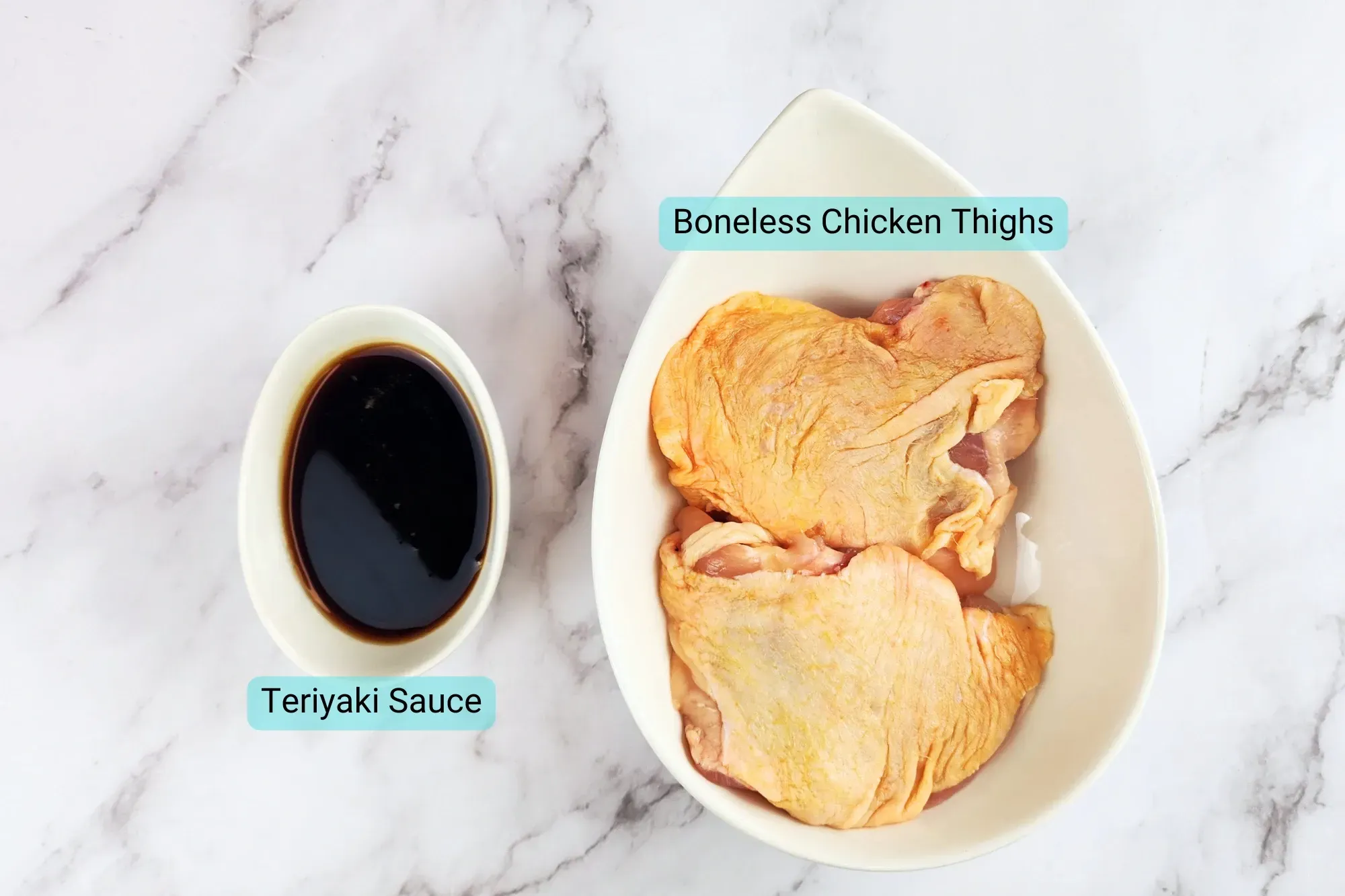 Ingredients for Grilled Teriyaki Chicken