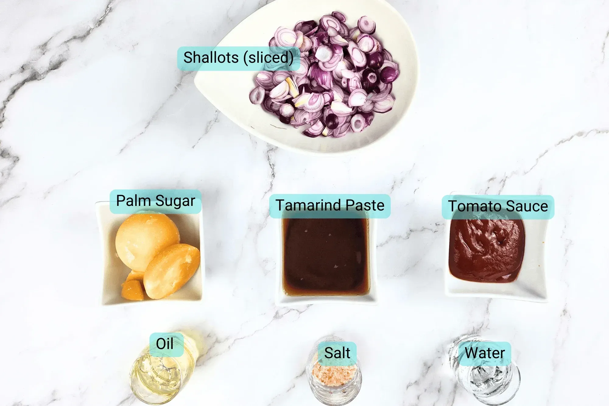 Ingredients for Authentic Pad Thai Sauce