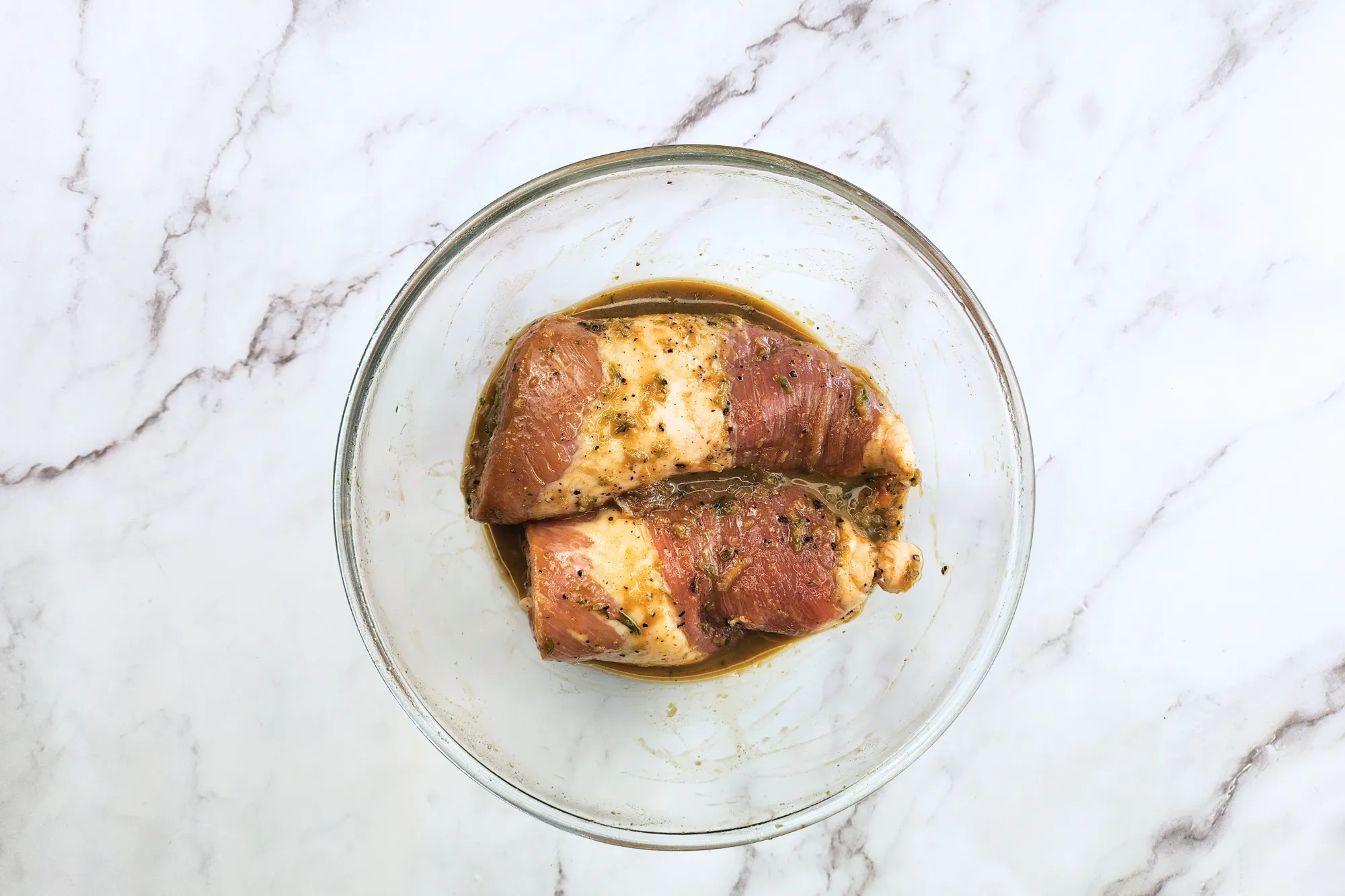 Marinated pork jowl
