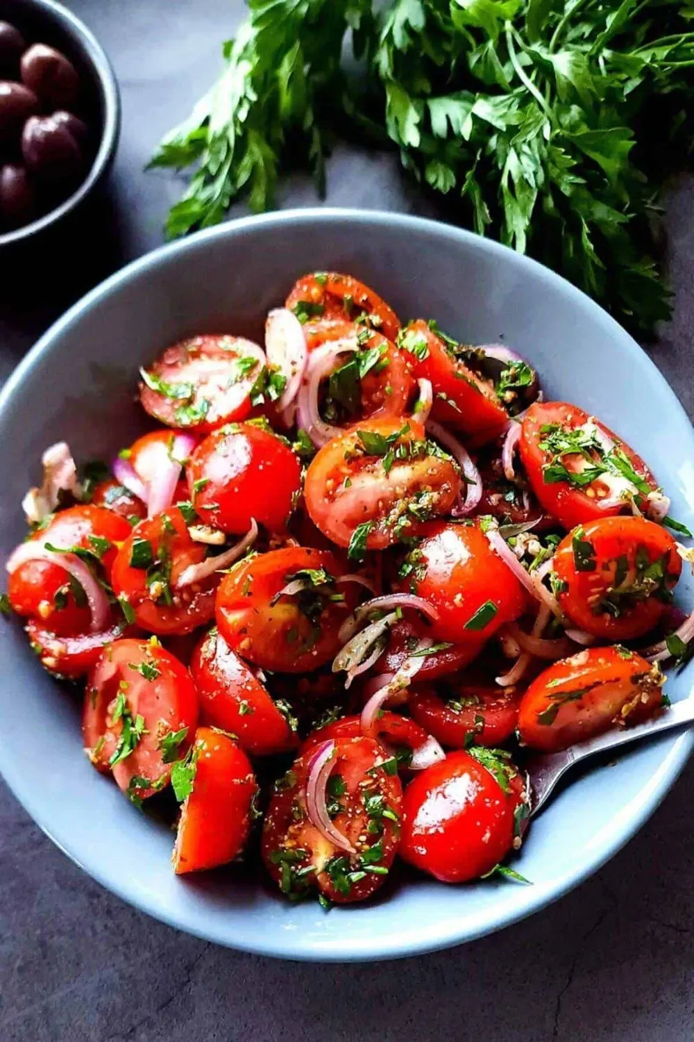 Middle Eastern Tomato Parsley Salad