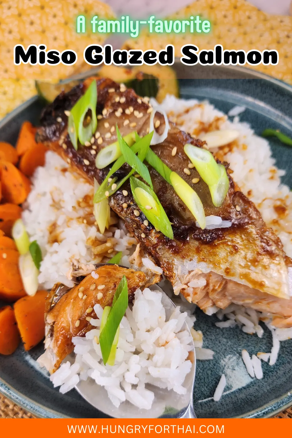 A family-favorite miso glazed salmon recipe! 