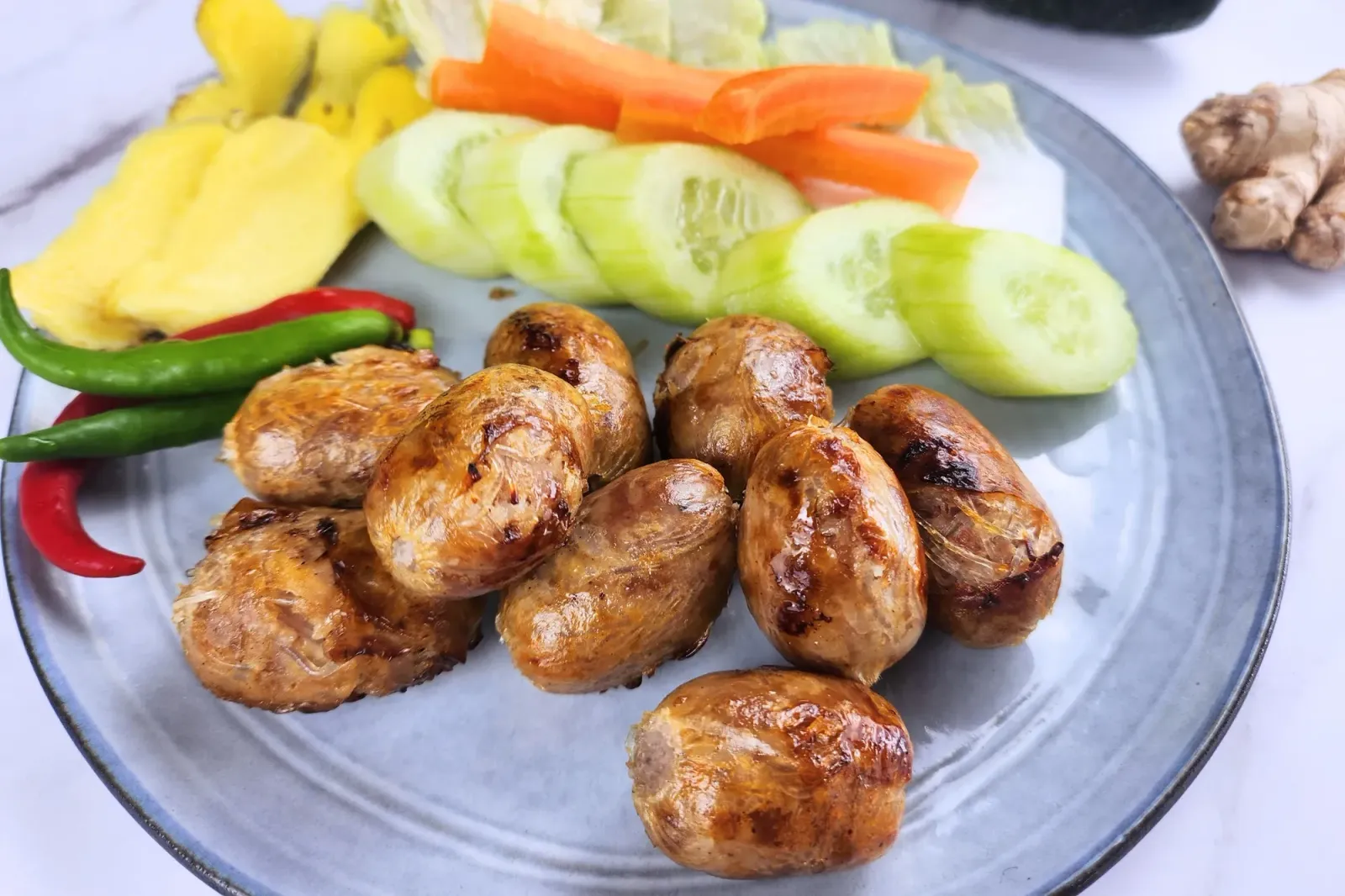Northeastern Thai Sausage (Sai Krok Isan)