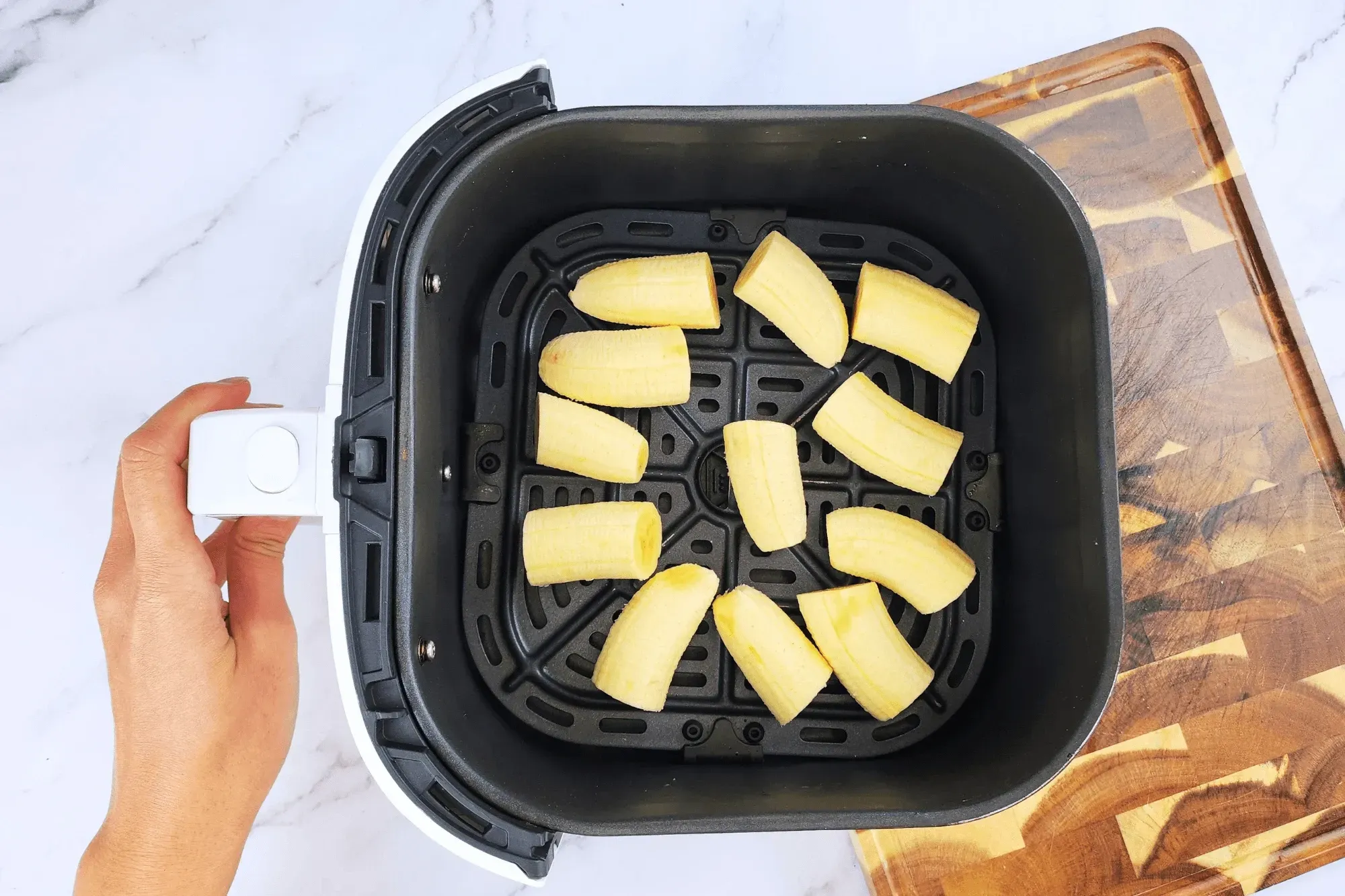 Place them in an air fryer 