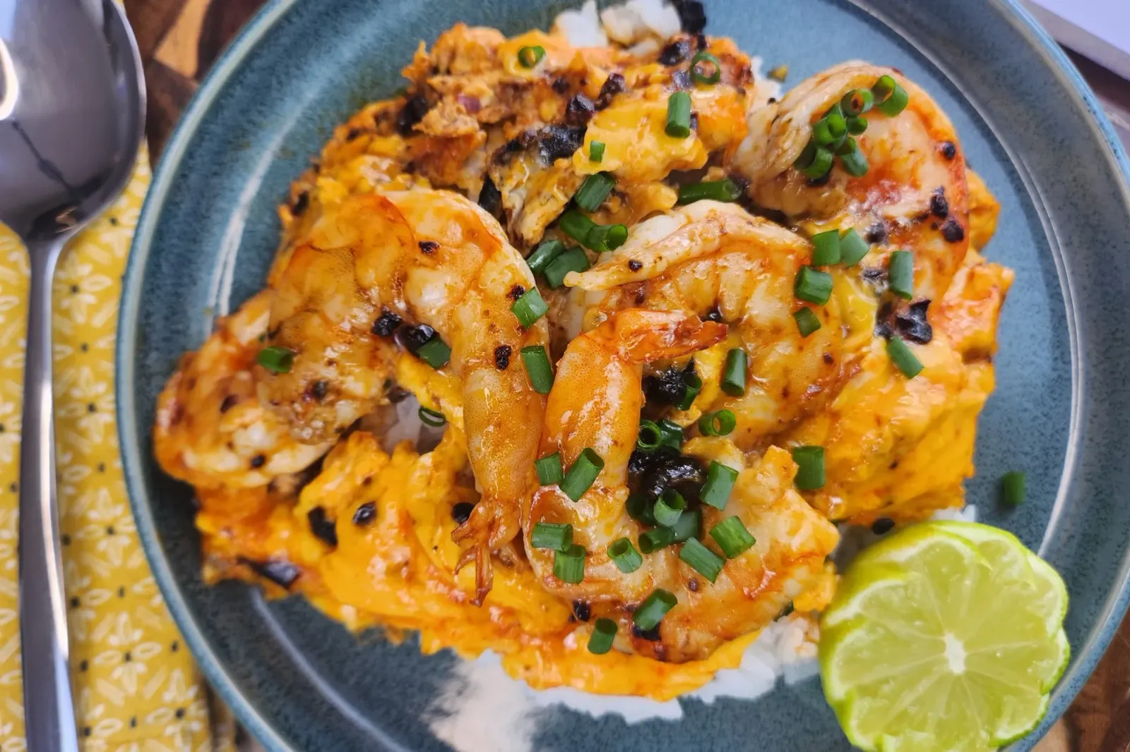 Quick and Easy Chili Oil Shrimp Omelette for One