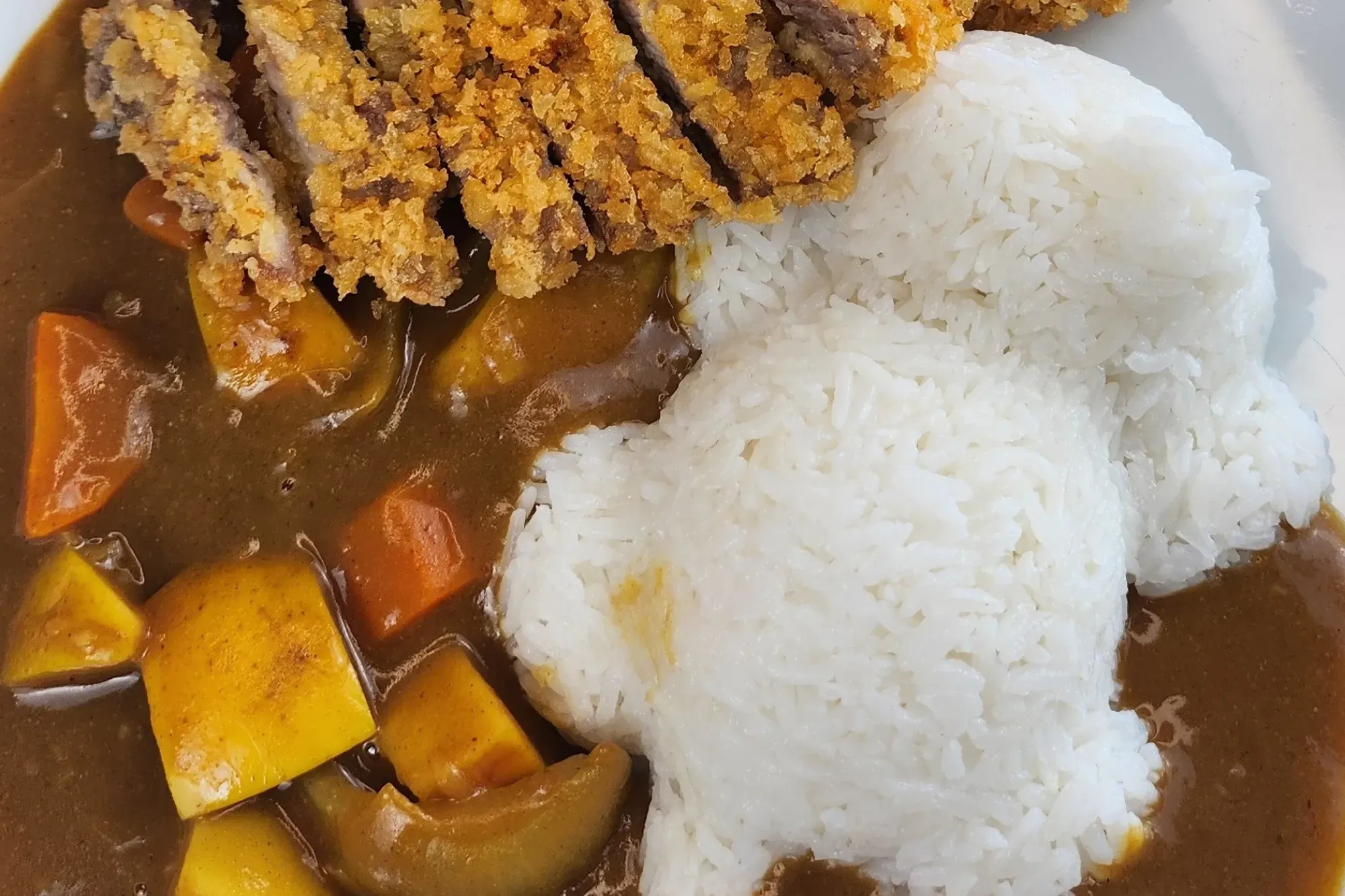 Serving Japanese Curry