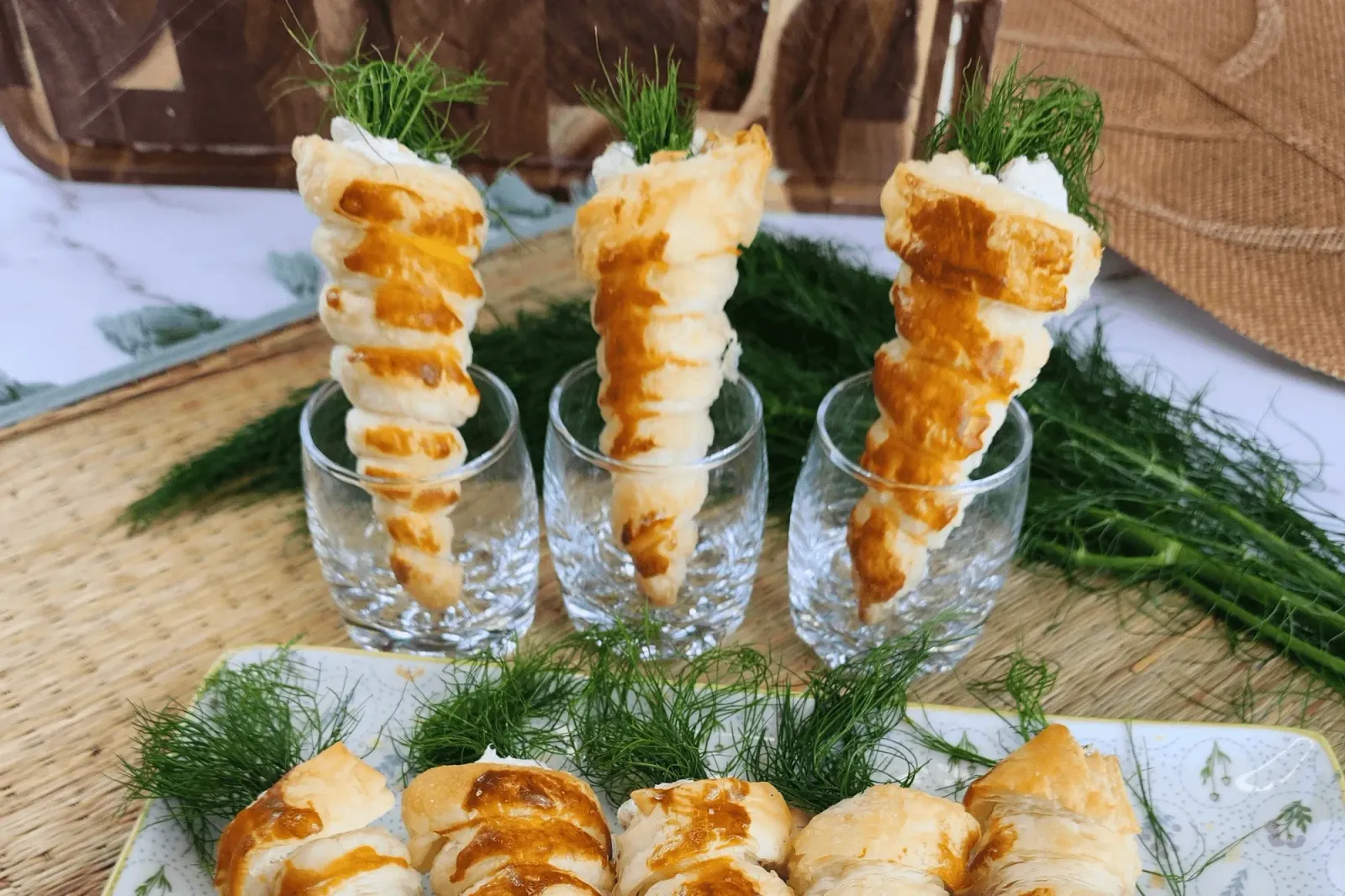 Smoked Salmon Cream Cheese Pastries