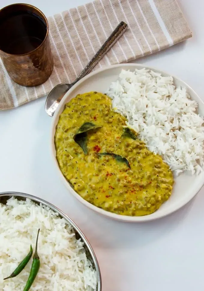 Soothing Mung Bean Dal in Buttermilk Curry
