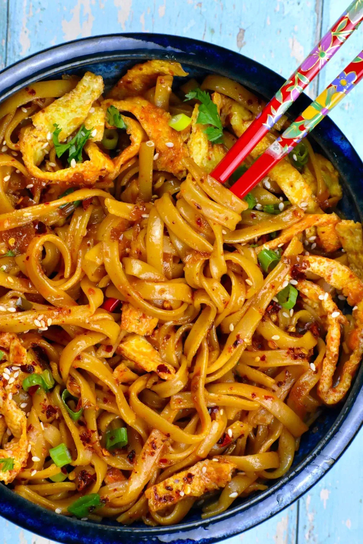 A bowl of Spicy Noodles