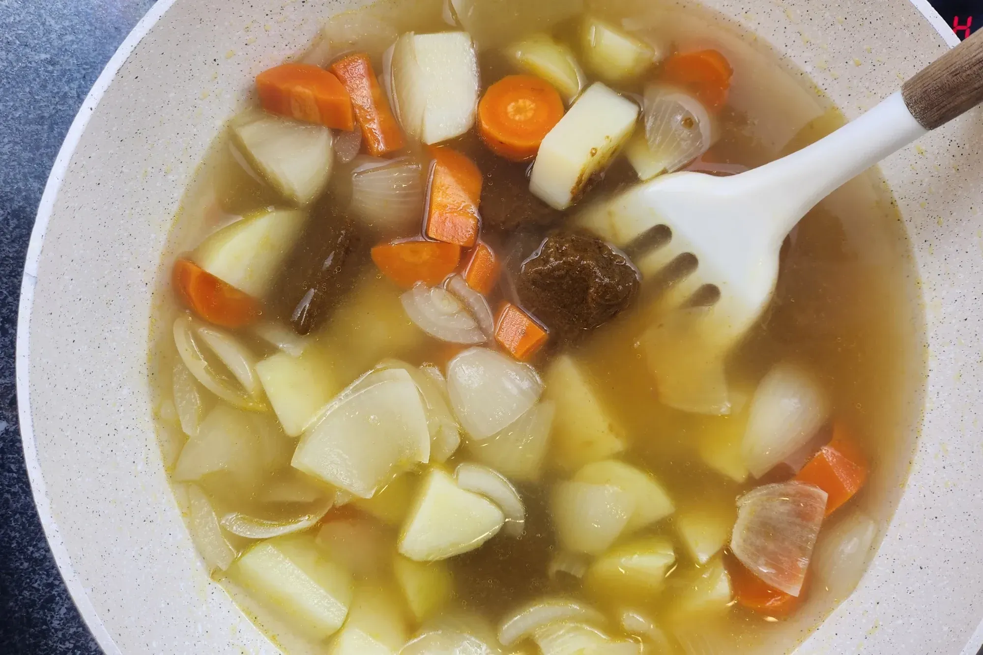 Stir gently 