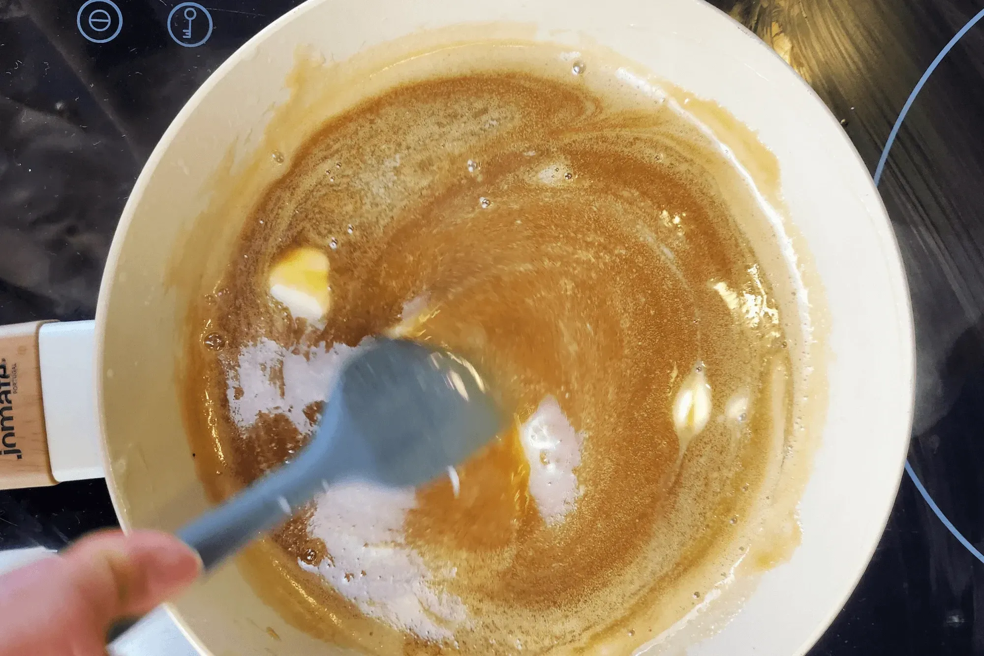 Stir until smooth.