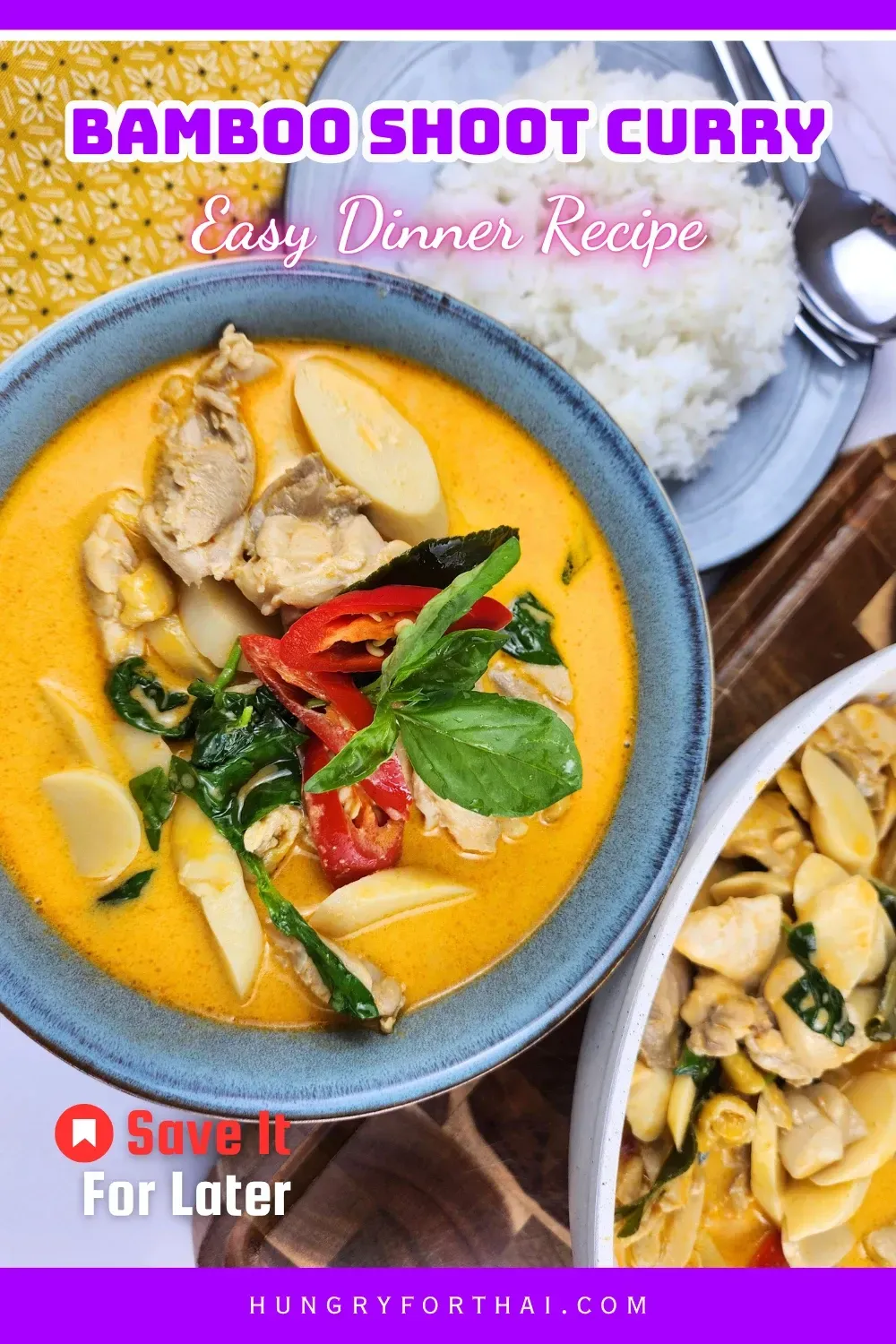 Thai Bamboo Shoot Curry (Gaeng Phed Nor Mai)