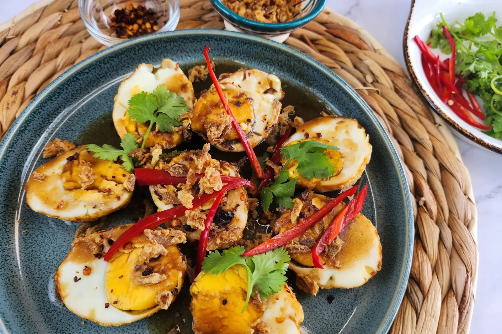 Thai Son-in-Law Eggs (Kai Look Keuy)