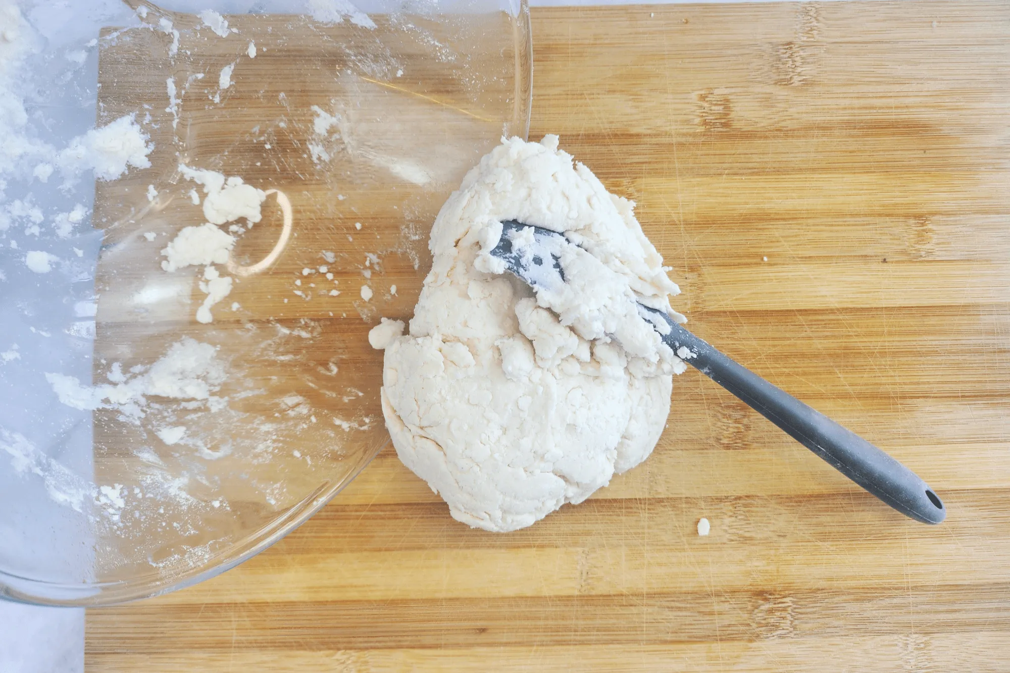 Transfer the dough to a clean work surface 