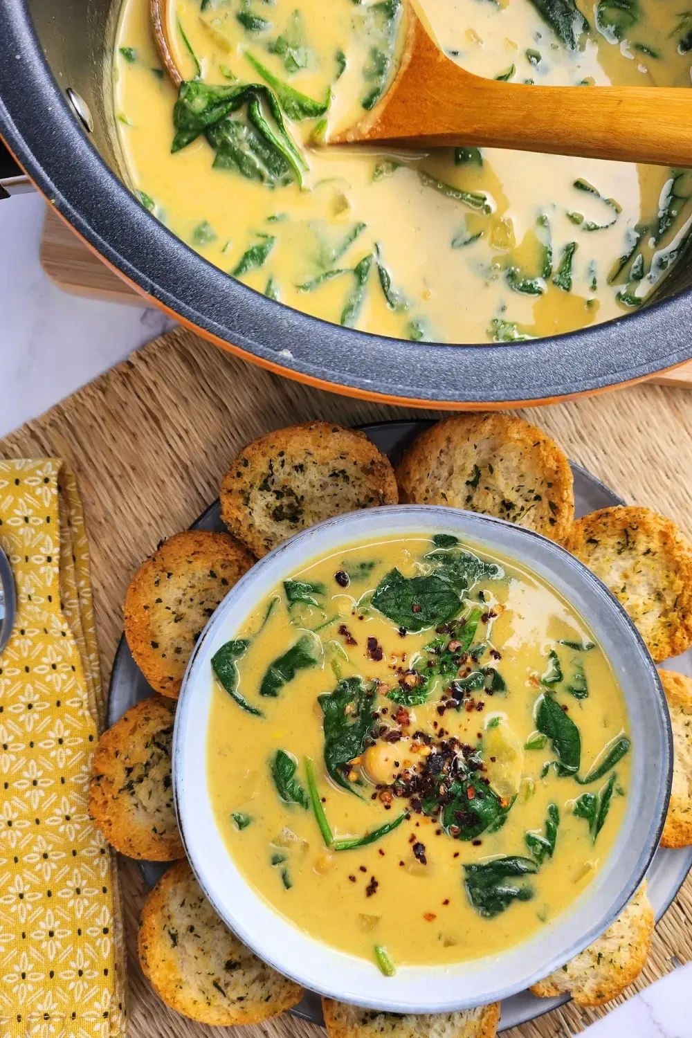 Vegan Coconut Miso Chickpea Soup