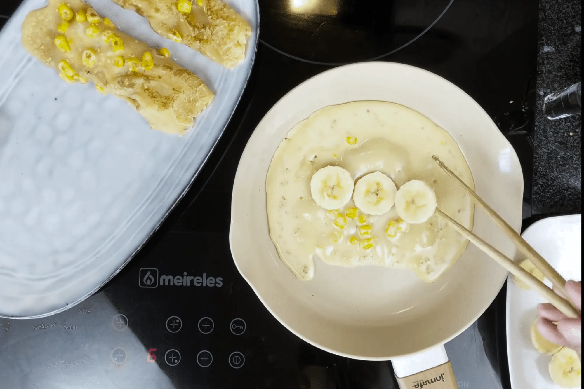 You can add some sliced bananas or young coconut at this step