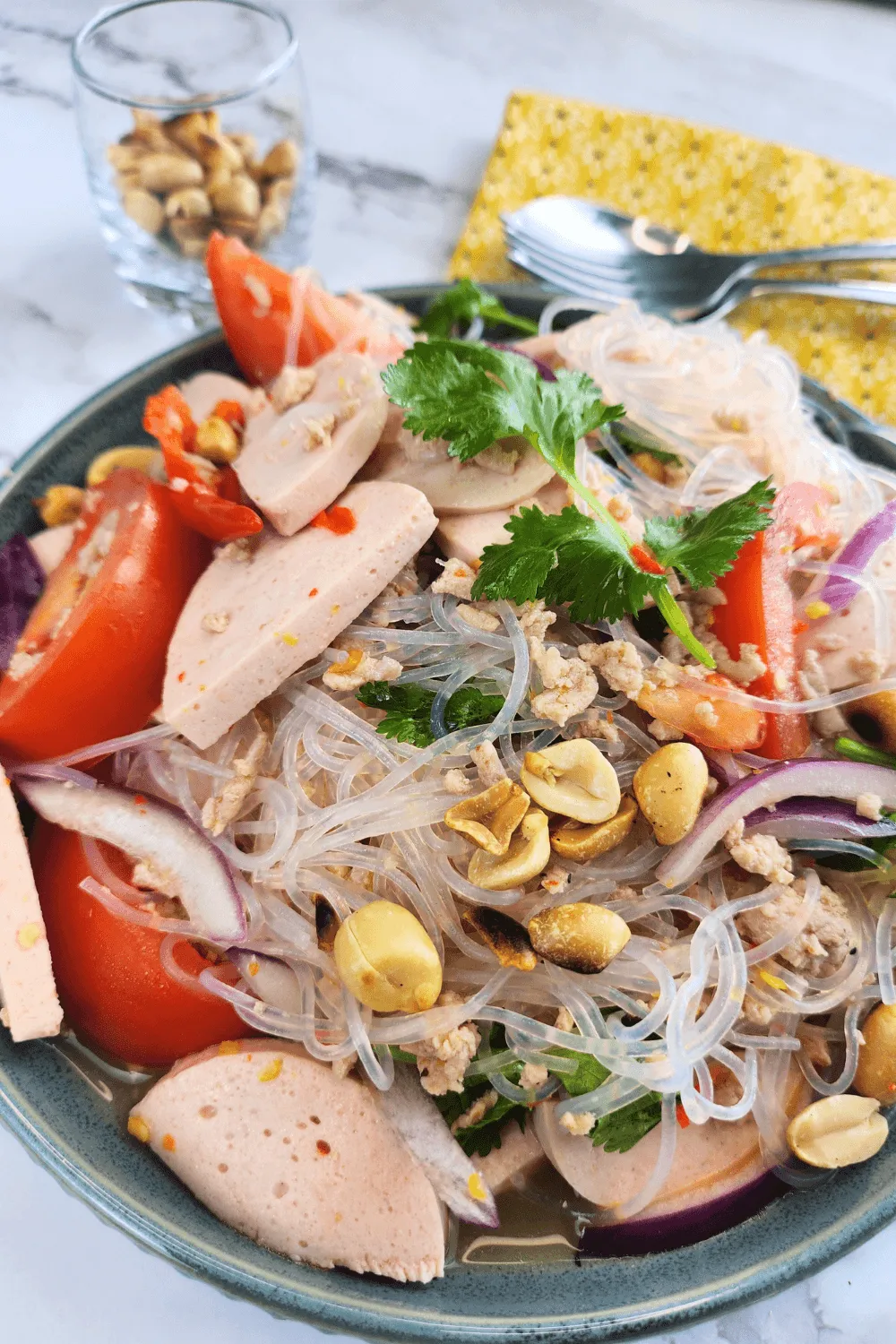 Easy Yum Woon Sen (Authentic Thai Glass Noodle Salad)